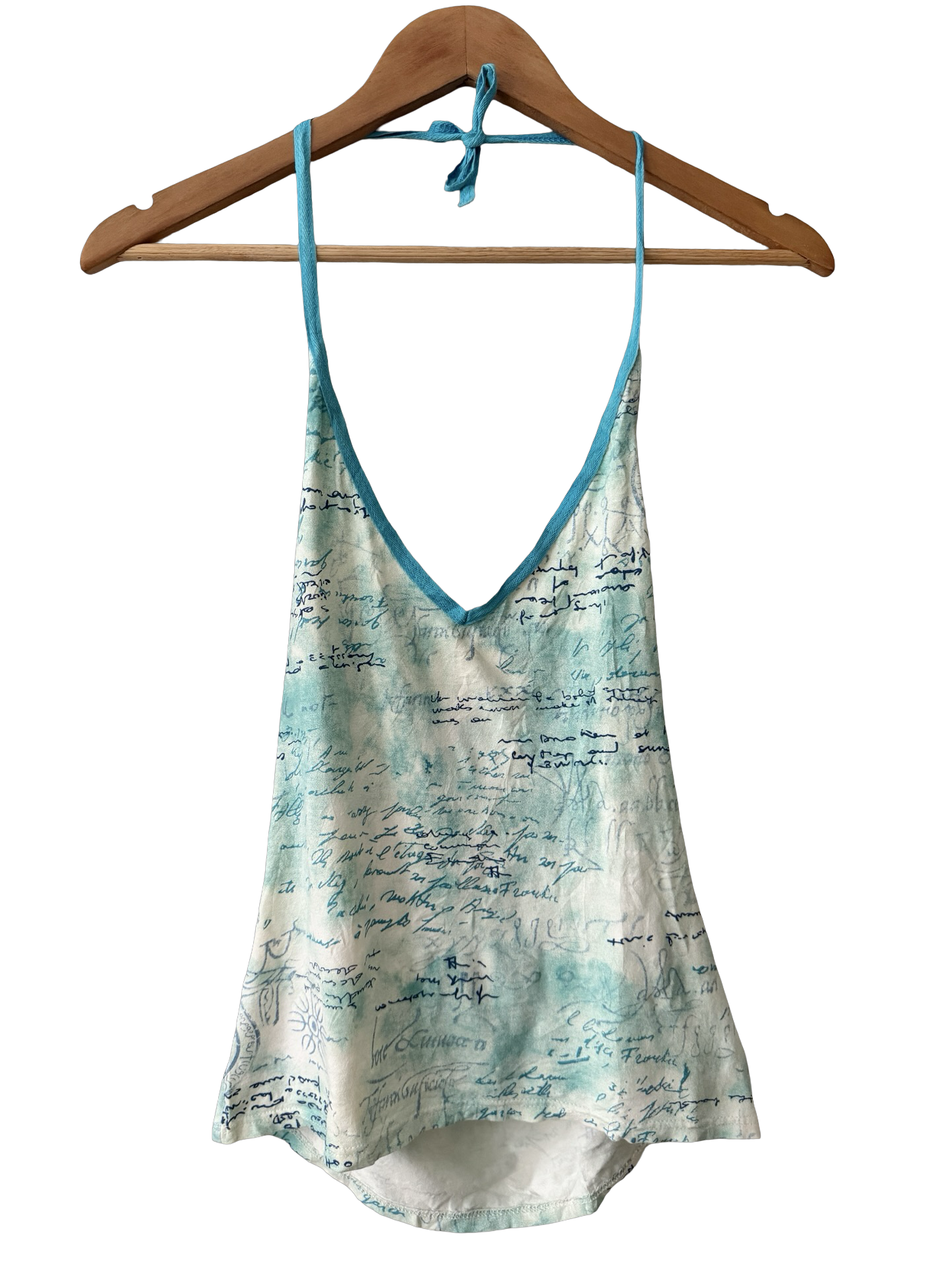 Vintage 90s Euoprean Love Letter Halter (M)