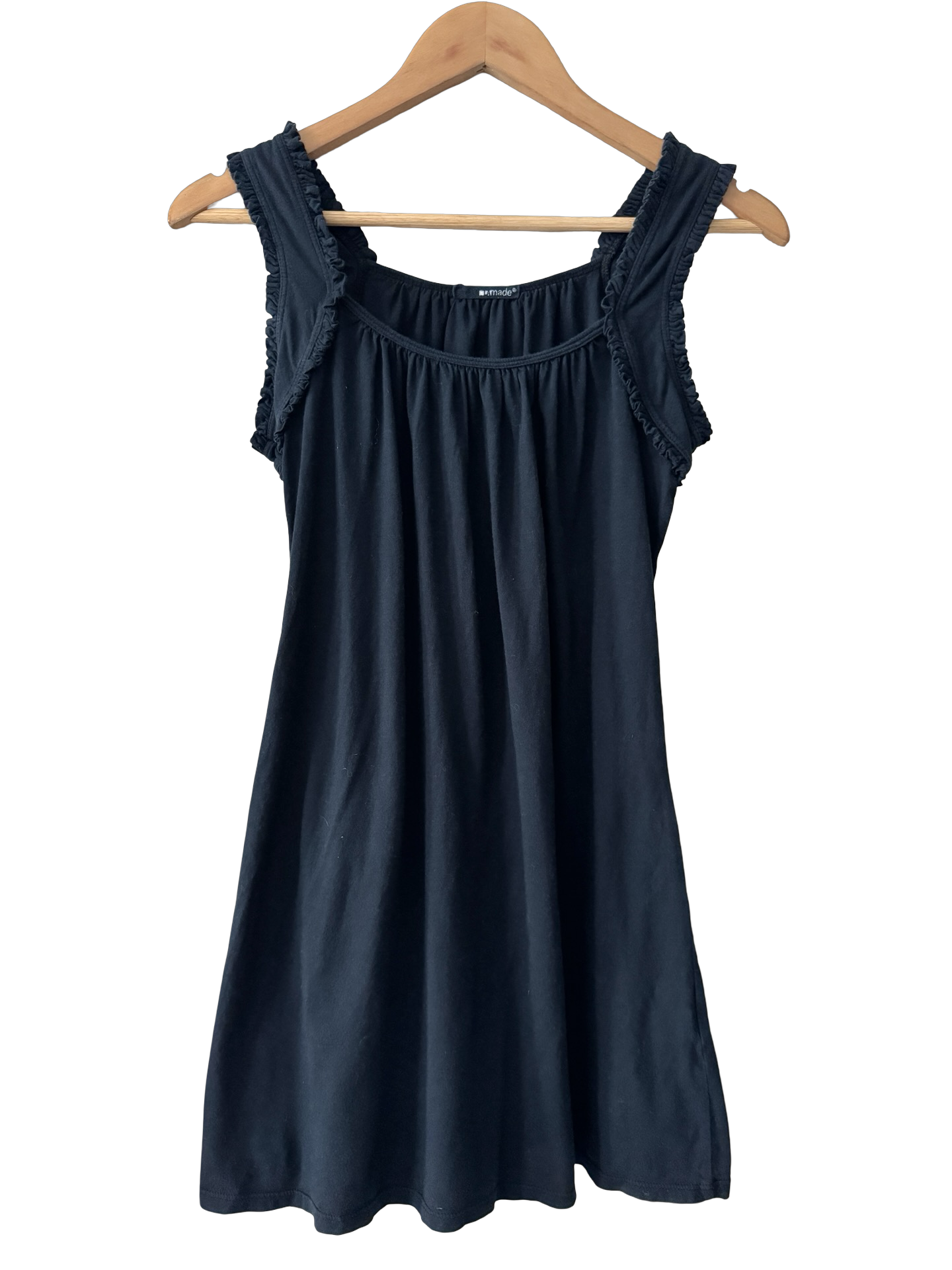 Vintage Y2K Everyday Ruffle Mini Dress (S/M)