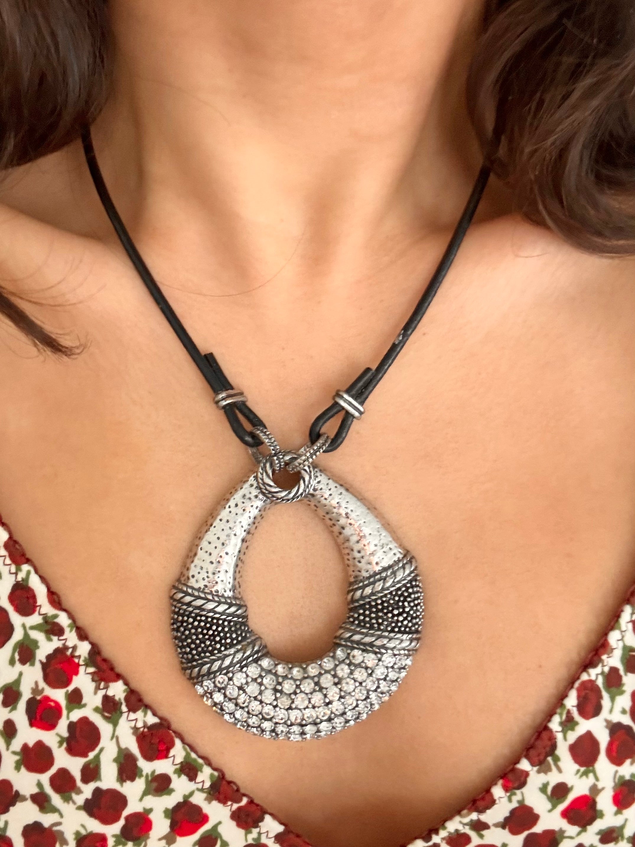 Celestial Stone Pendant Necklace