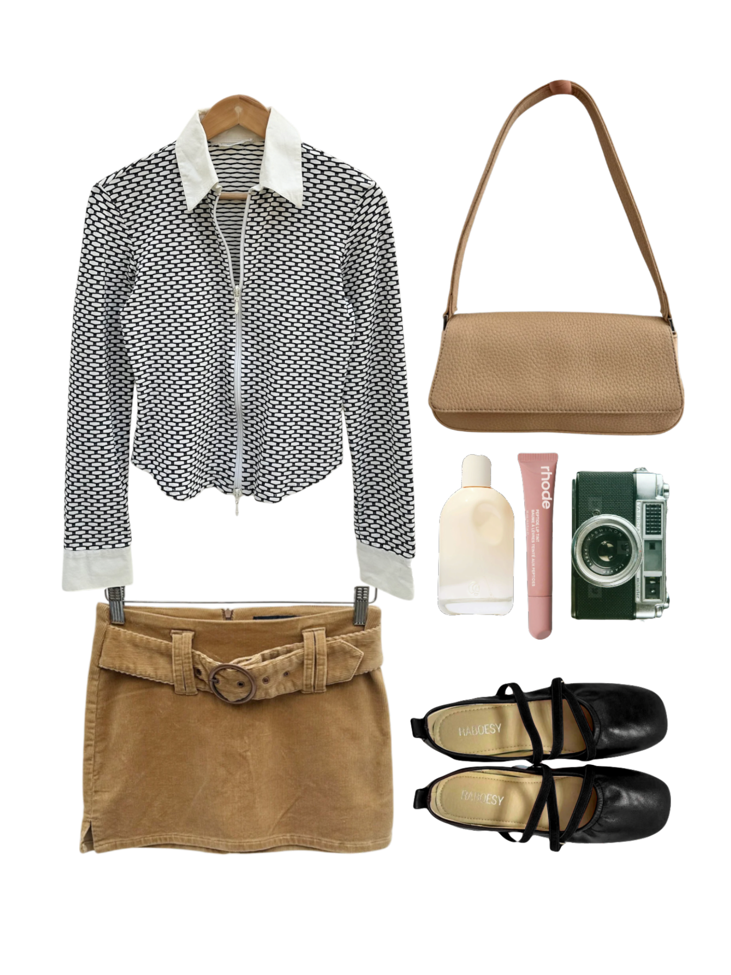 Vintage 90s Parisian Double Zip Textured Knit Top (S/M)