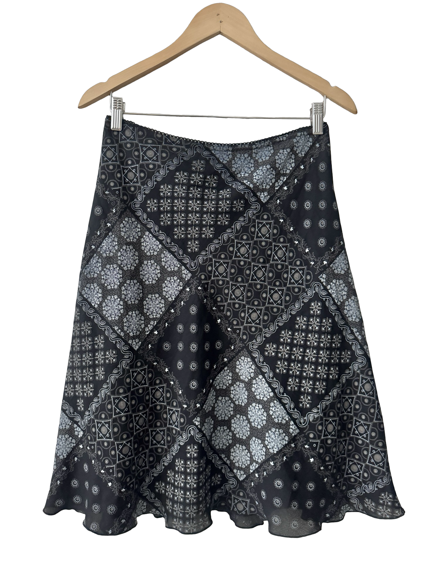 Vintage Y2K Paris Side Street Skirt (S/M)