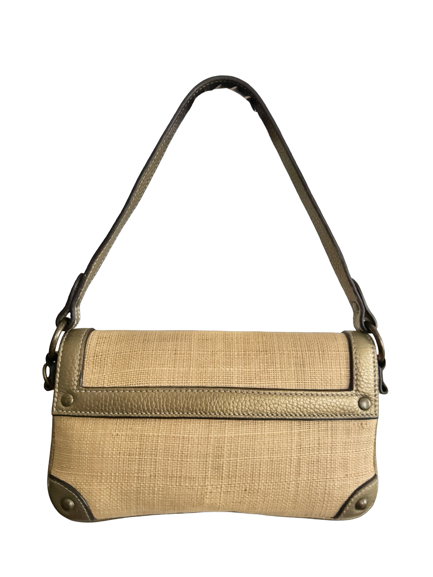 Vintage Y2K Uptown Tan Leather Satchel