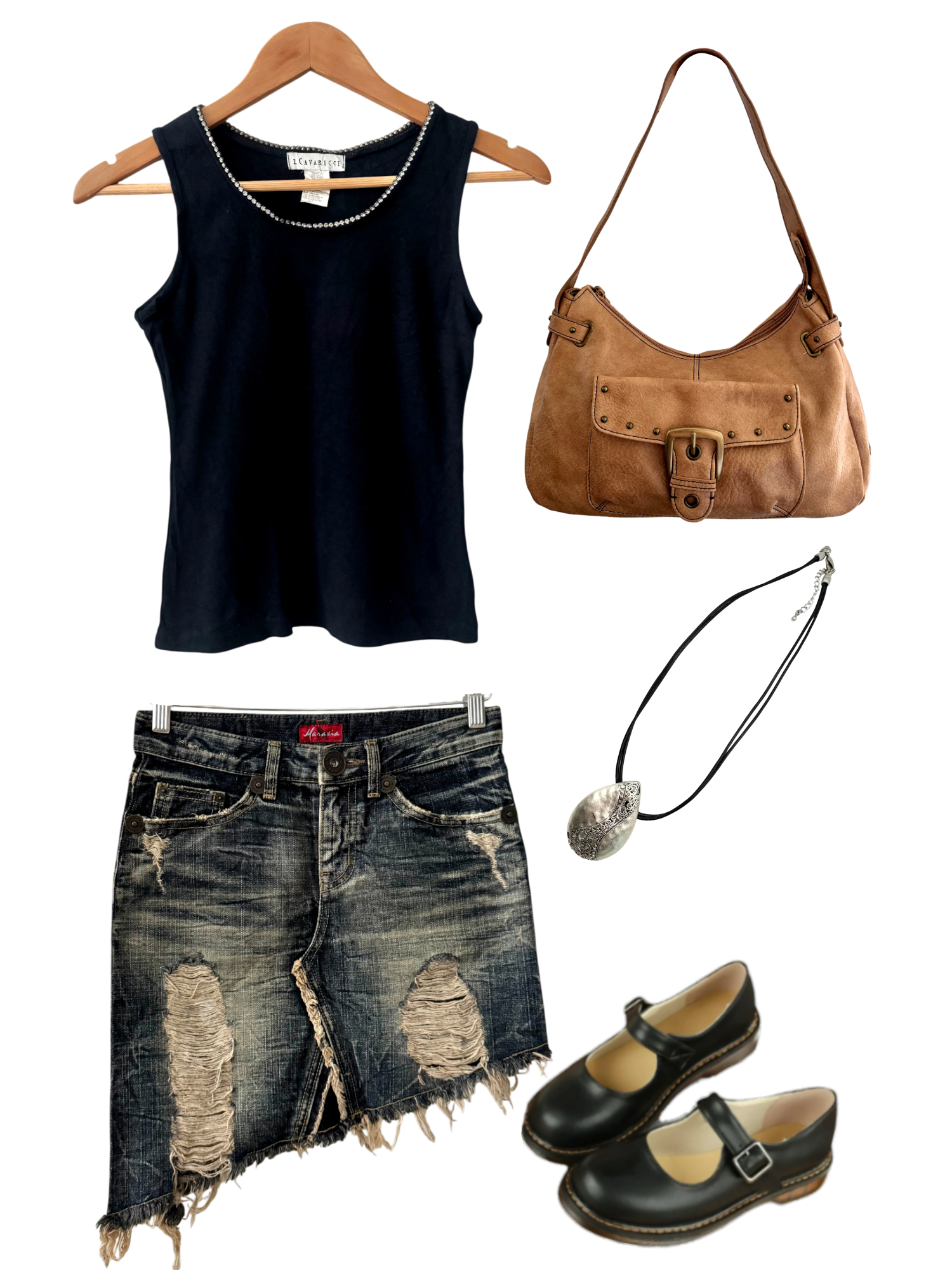 Vintage 90s Runaway Denim Mini (S)