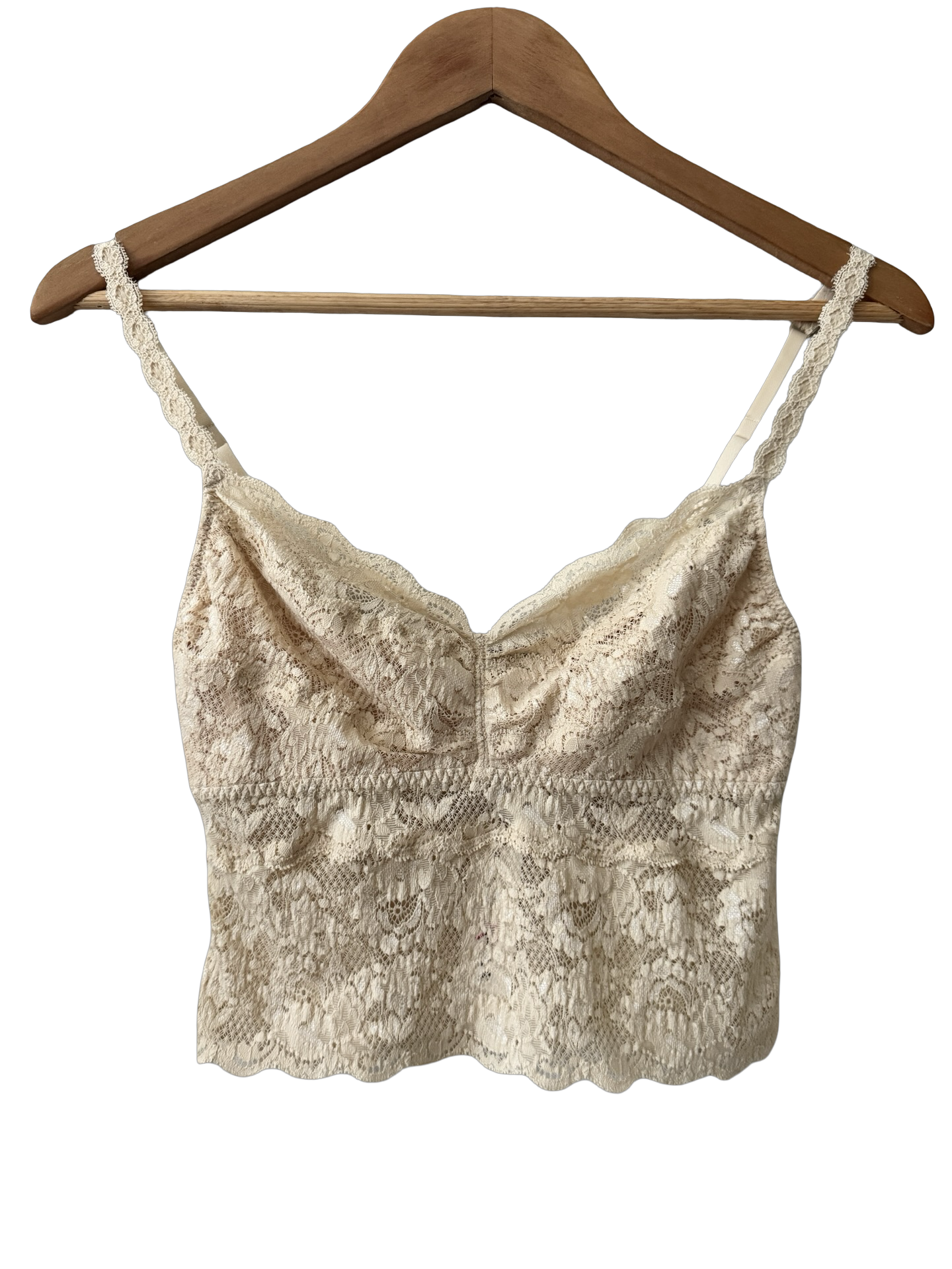 Vintage Y2K Champagne Cosabella Lace Bralette (S-M)