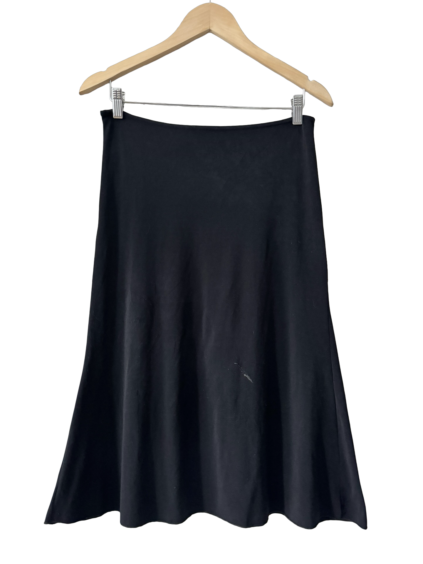 Vintage 90s Parisian Noir Lace Trail Skirt (S/M)
