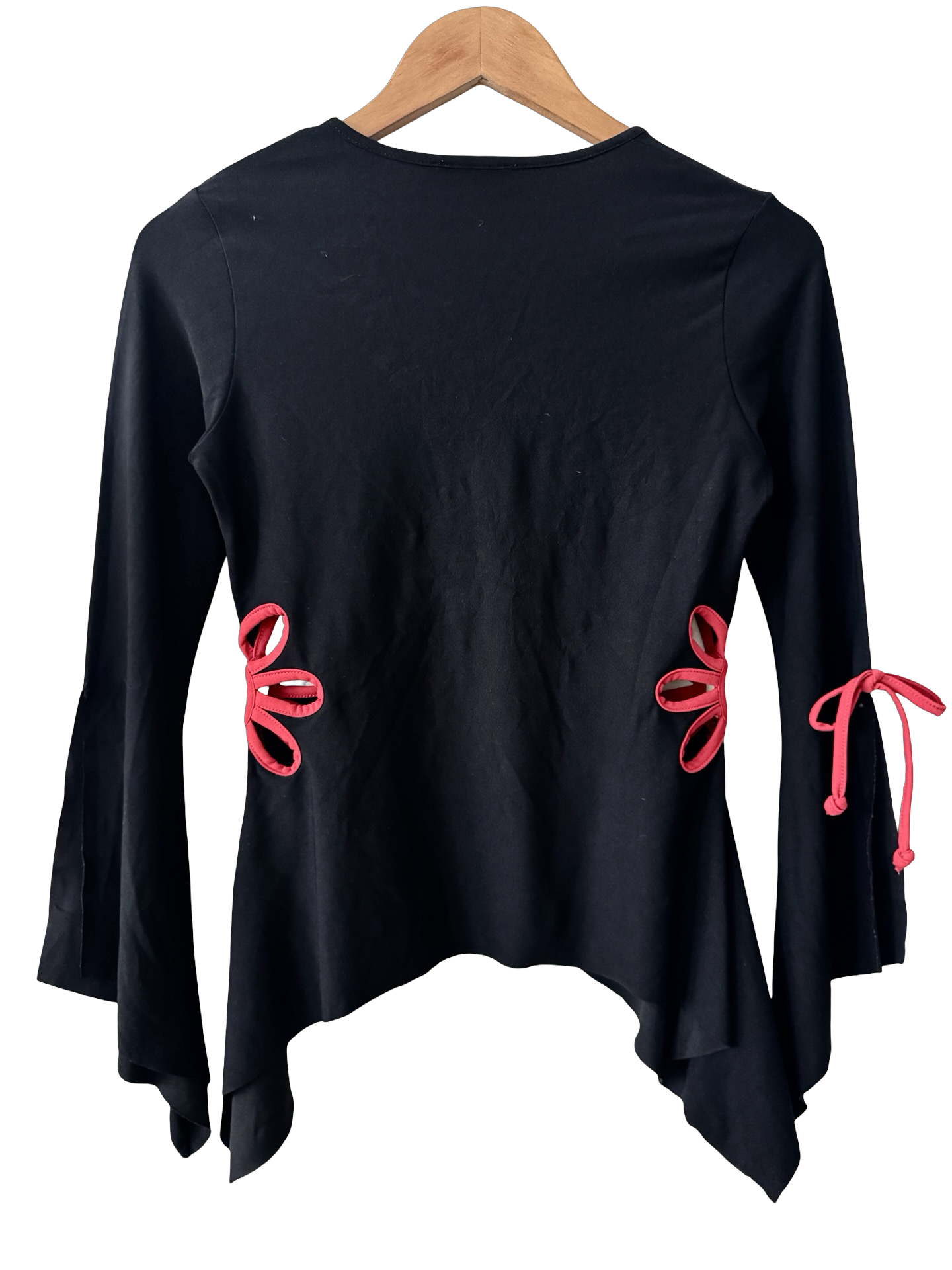 Vintage 90s Cherry Loop Cutout Top (M)