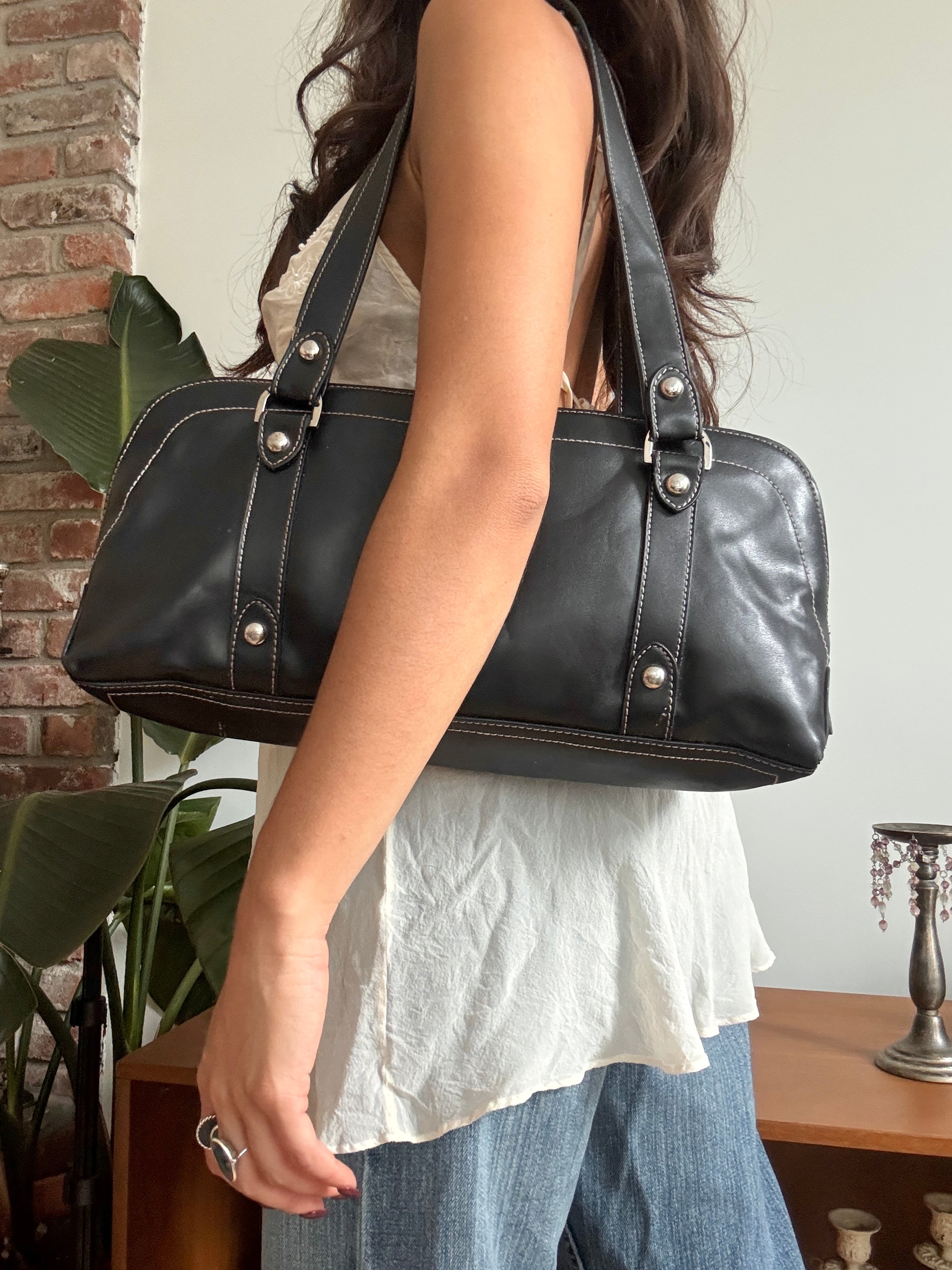 Vintage Y2K Downtown Bowling Bag