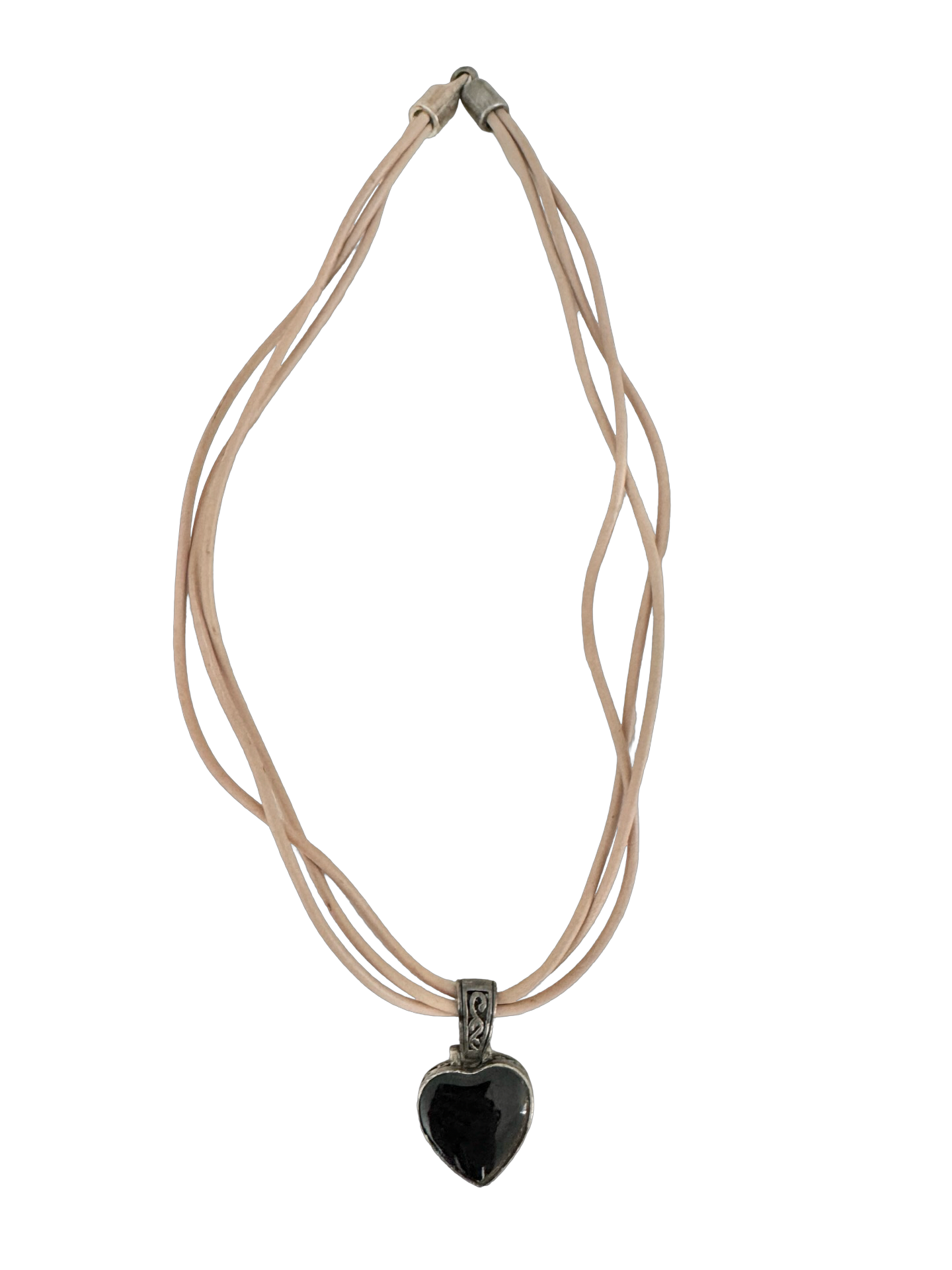 Vintage Soft Romance Heart Pendant Necklace