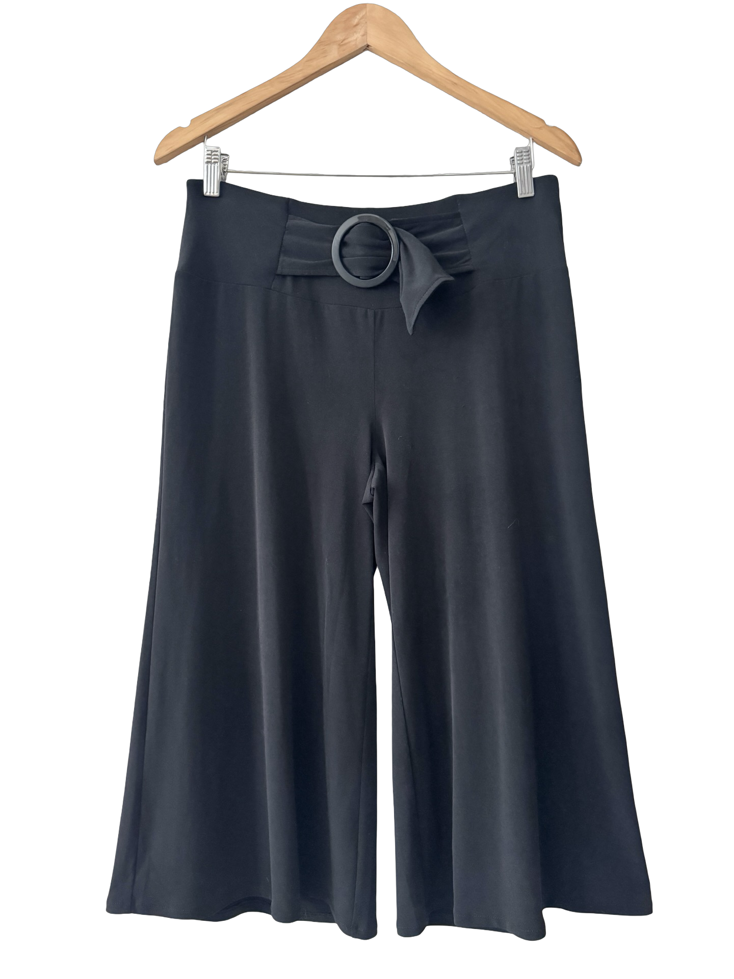 Vintage Studio 1940 Black Belted Gaucho Pants (M)
