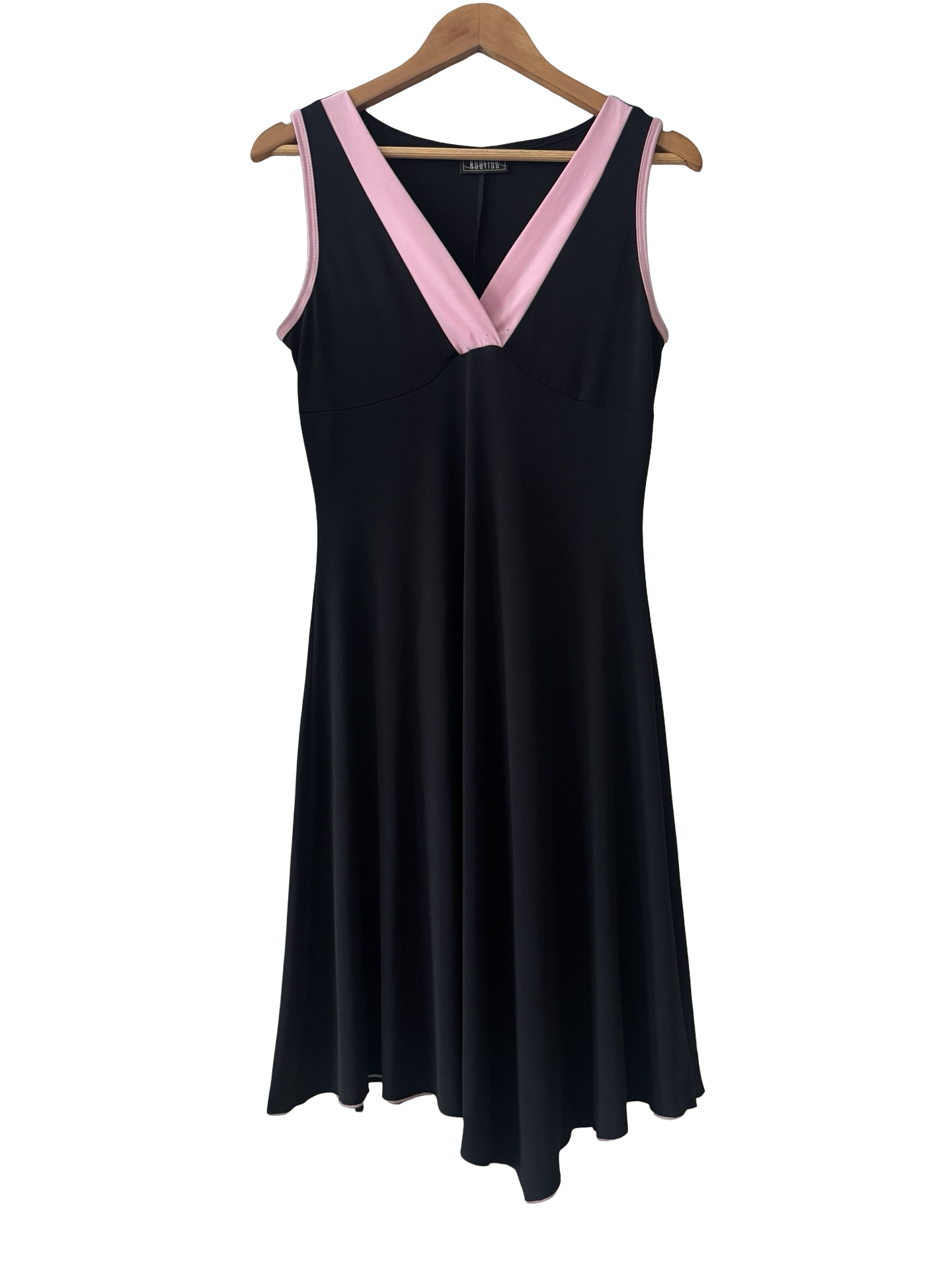 Vintage Y2K Pink Martini Handkerchief Dress (M/L)