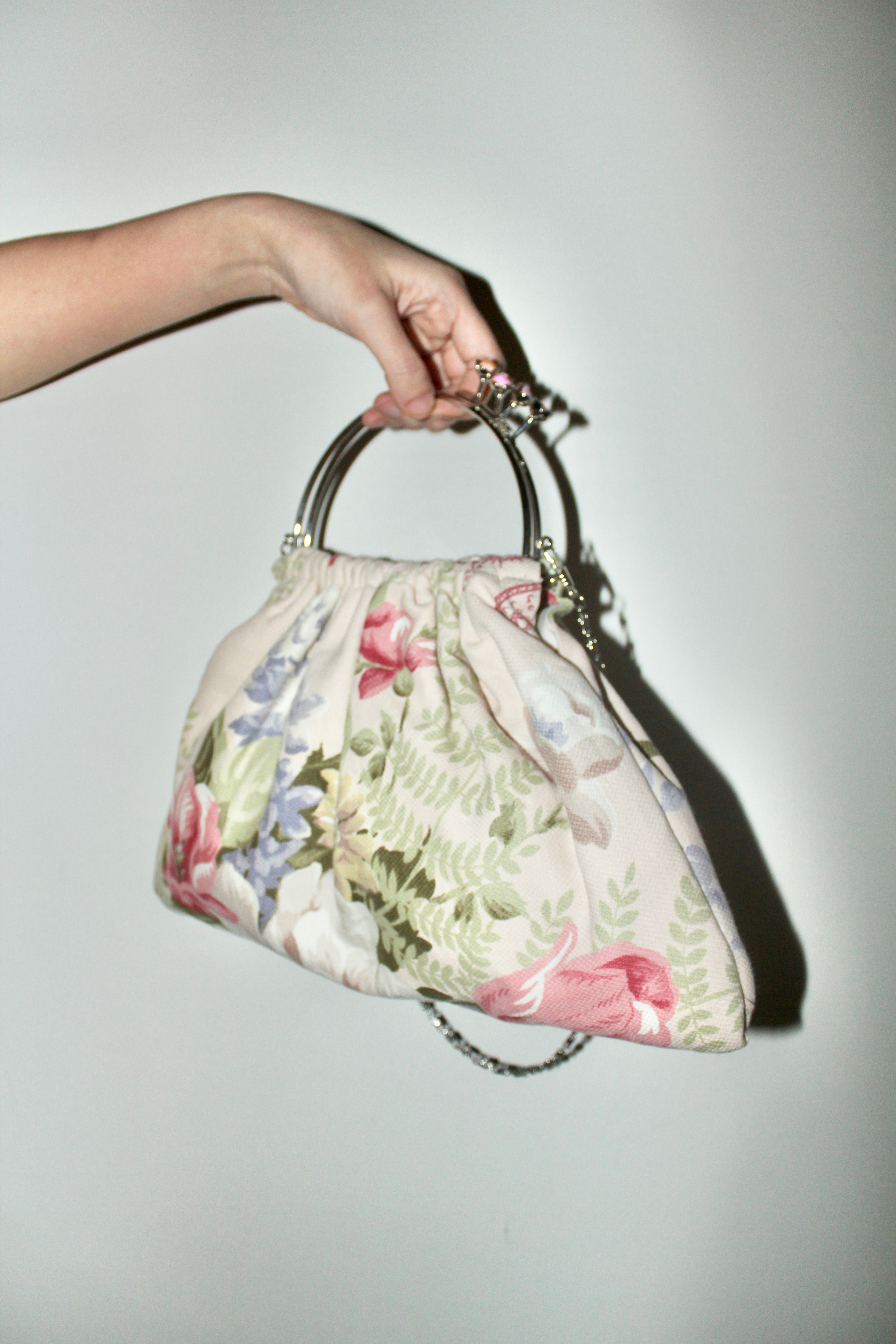 Vintage 60s Floral Patterned Purse