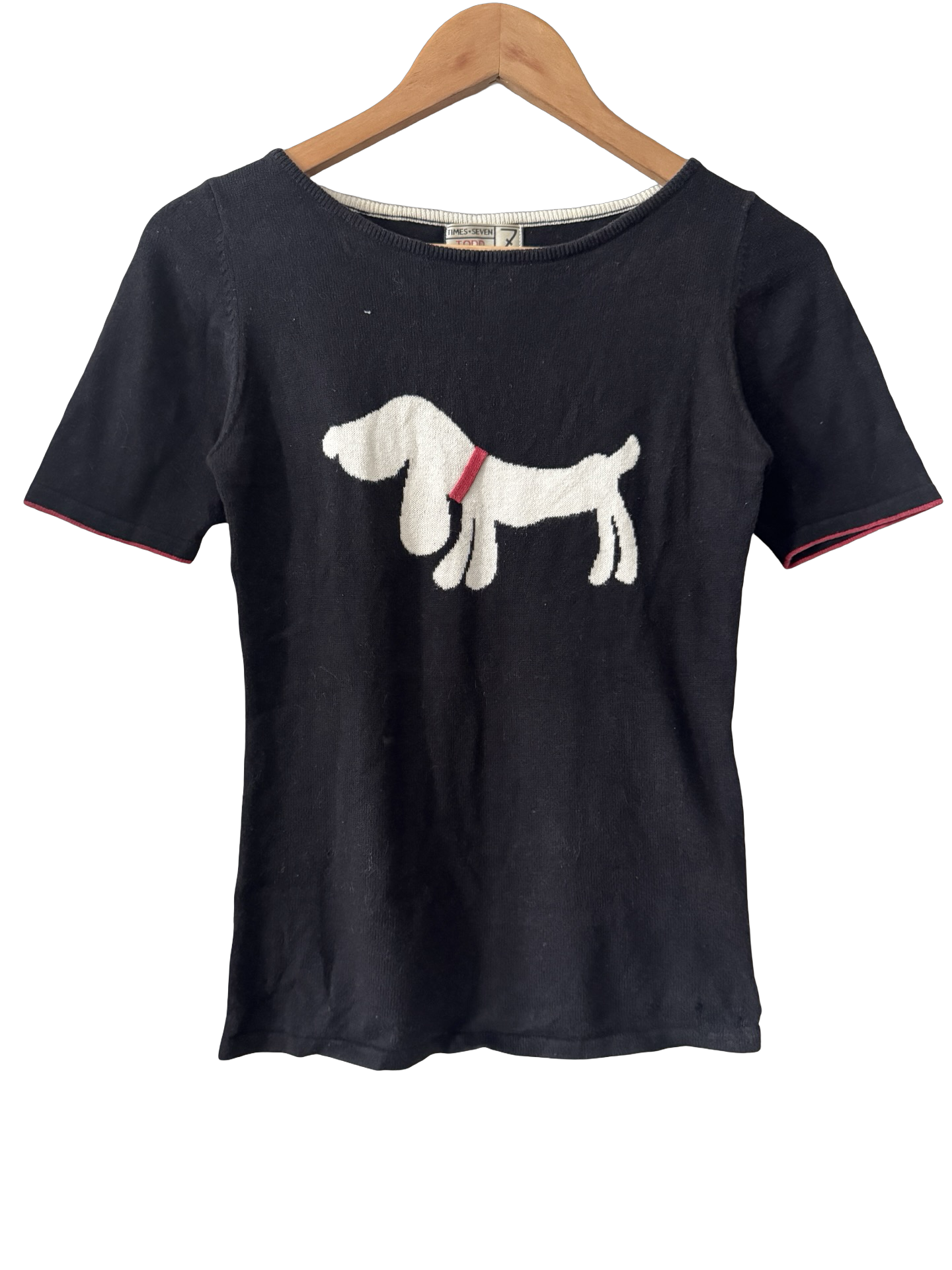 Vintage 90s Tom Oldham Poodle Knit Top (S/M)