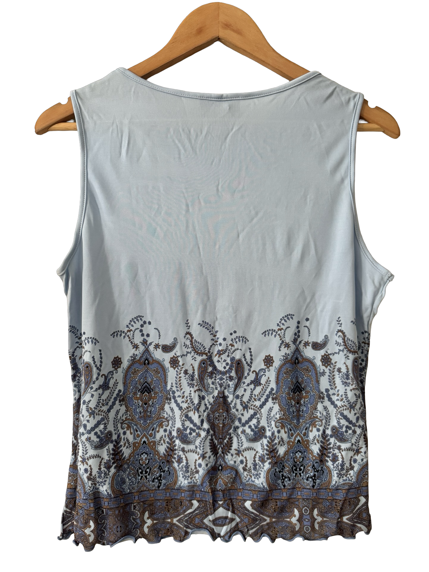 Vintage Y2K Porcelain Paisley Tank (L)