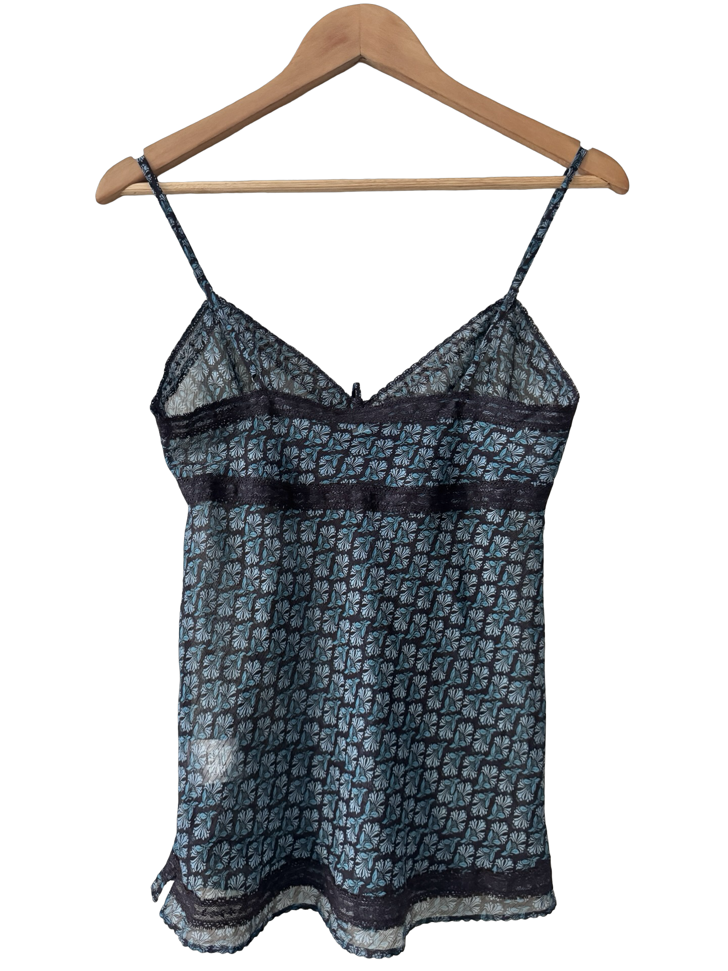 Vintage Y2K Indie Tile Lace Cami (S)
