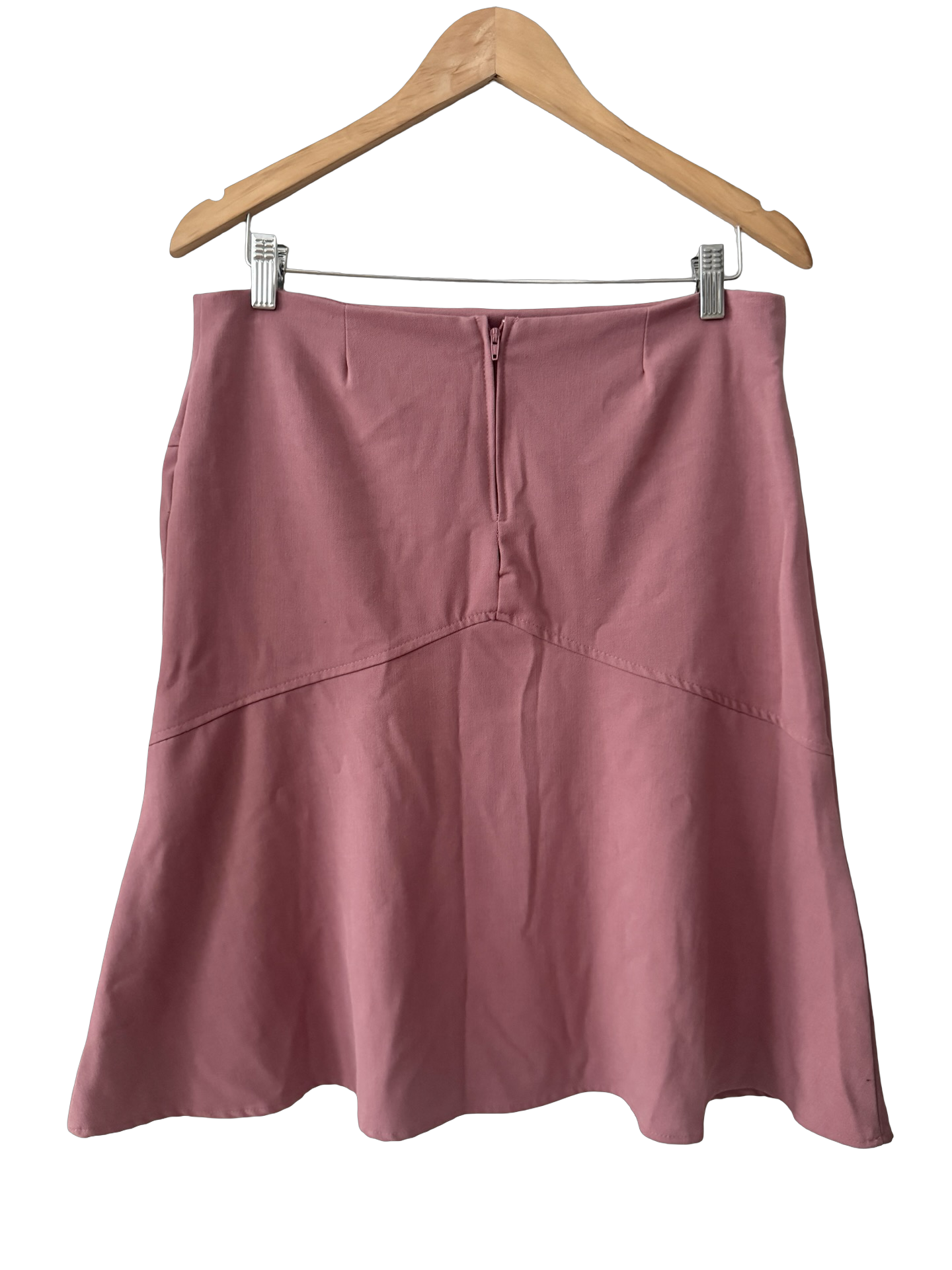 Vintage Y2K Rosewater Seam Skirt (M)