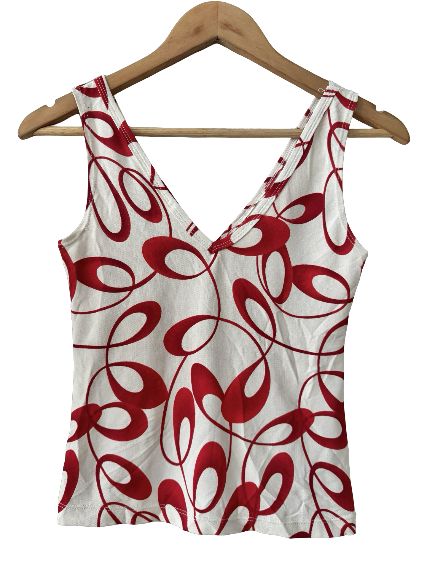 Vintage Y2K Cherry Pop Graphic Wrap Top (S)