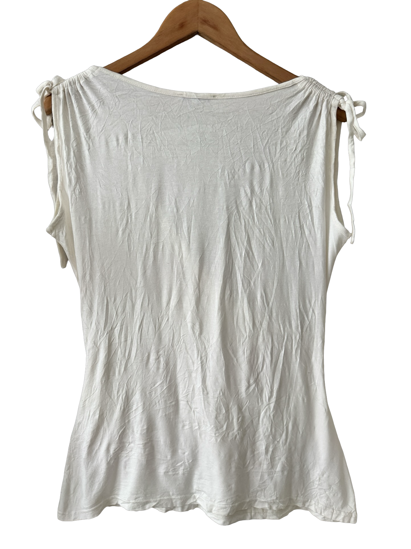 Vintage Y2K Ivory Goddess Top (L)