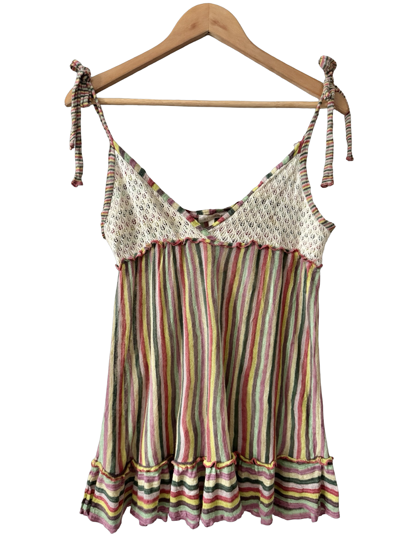 Vintage Y2K Australian Mixed Media Cami Top (M)