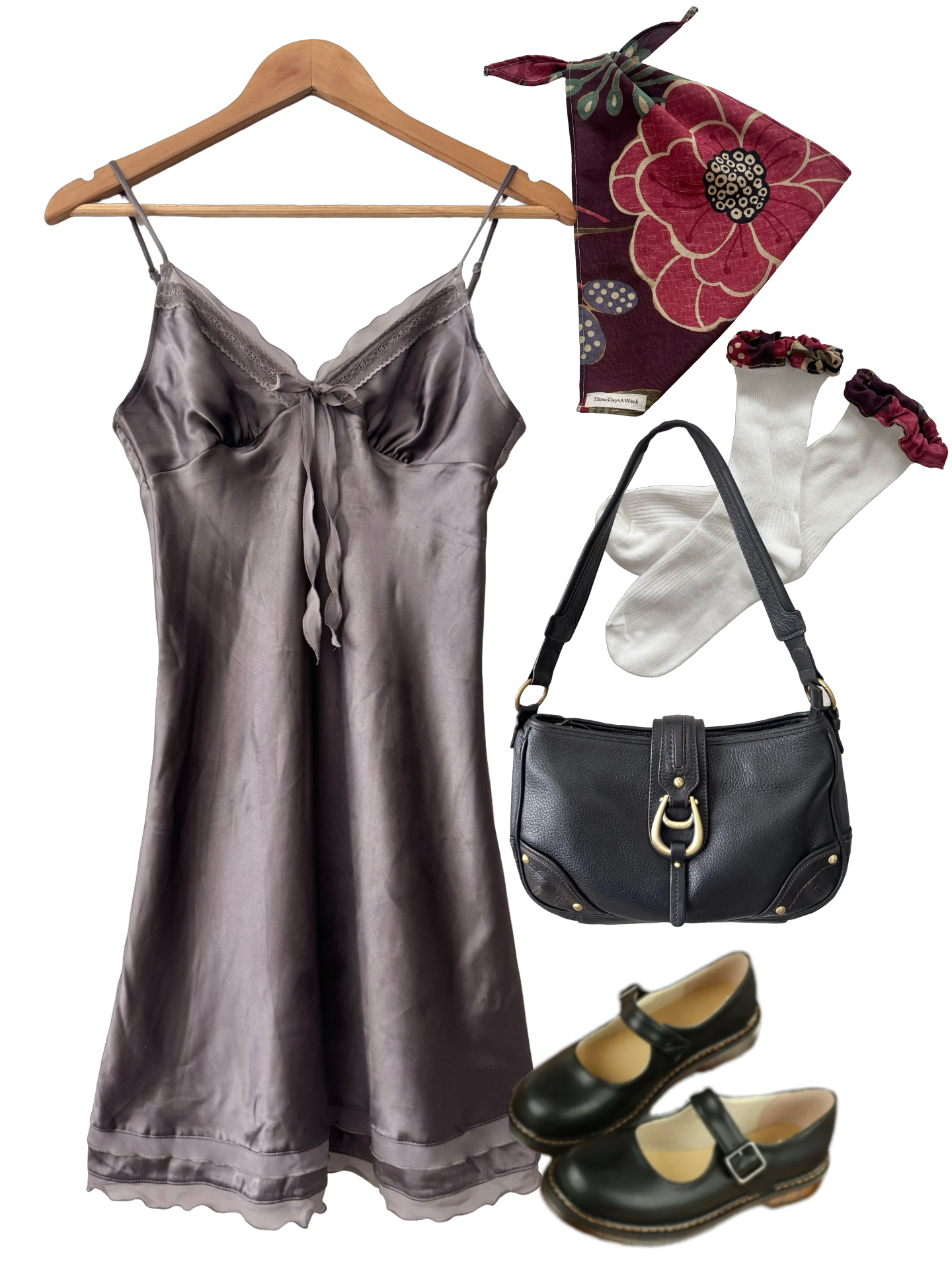 Vintage Y2K Victoria's Secret Mauve Slip Dress (XS/S)