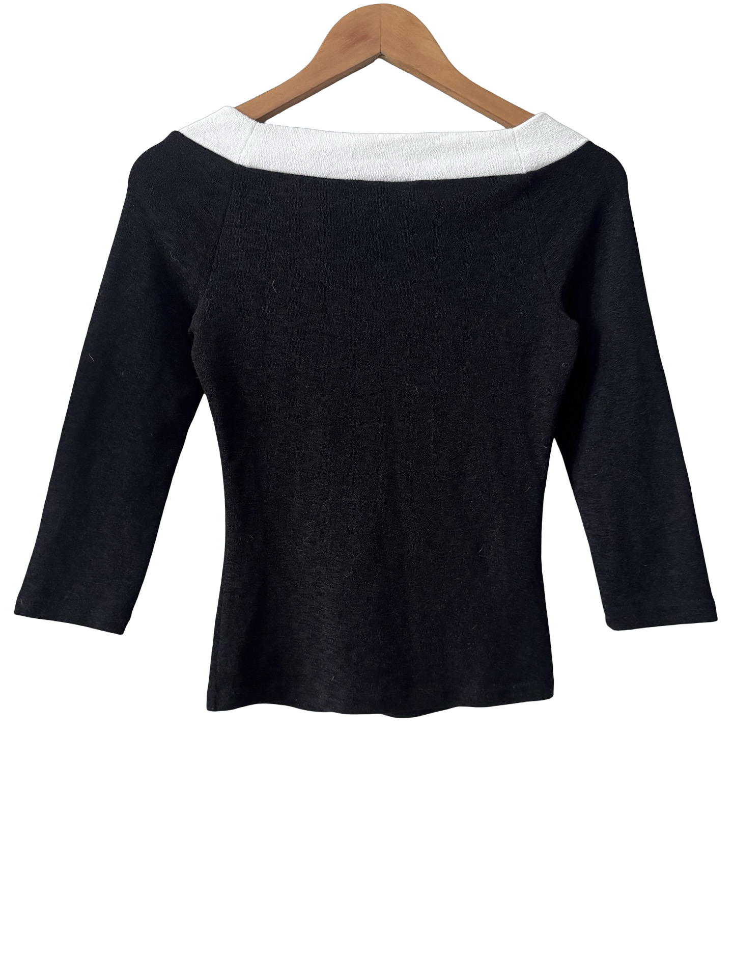 Vintage Y2K Parisian Muse Tie-Neck Knit Top (S)