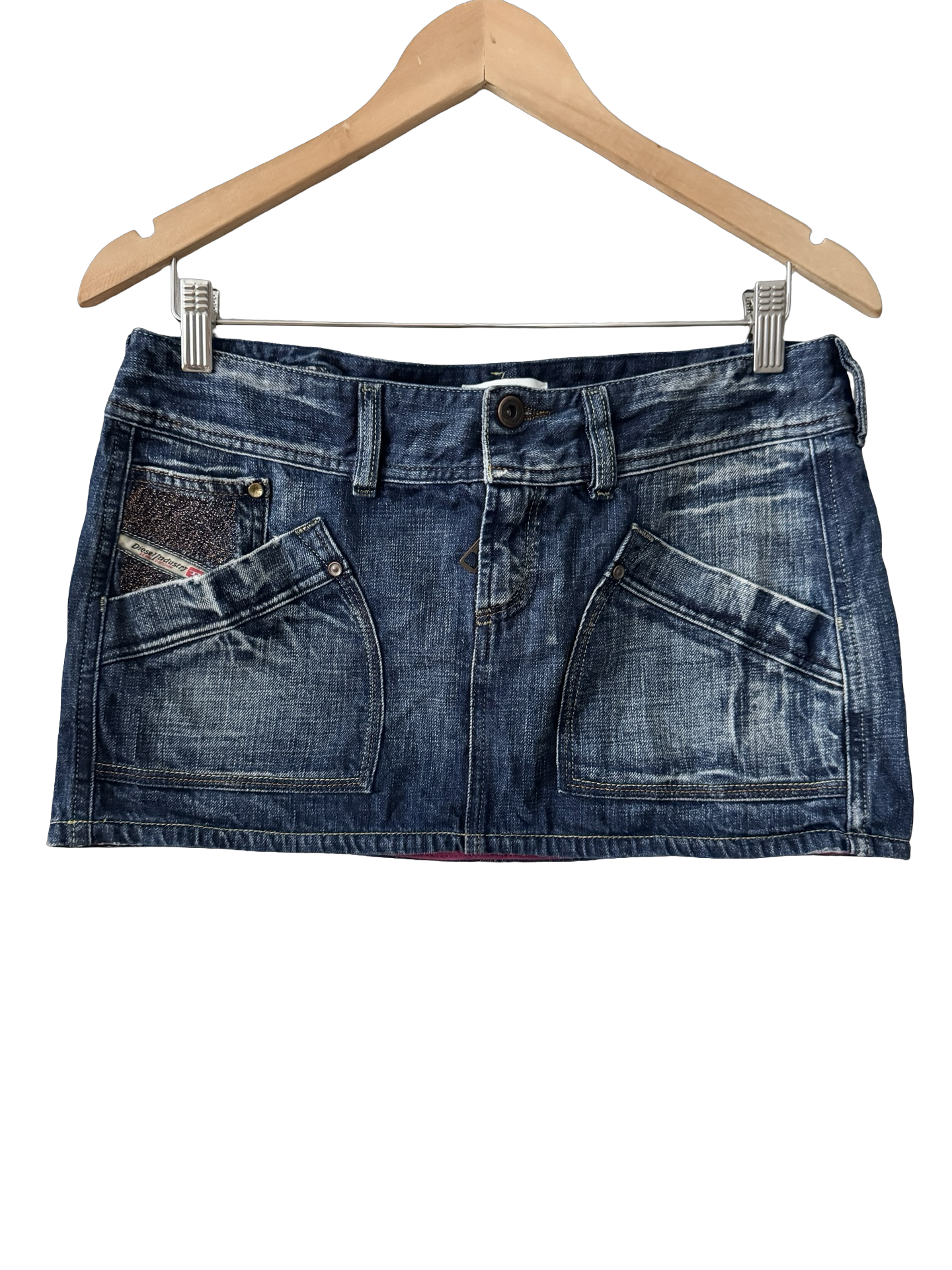 Vintage Y2K Diesel Micro Mini Skirt (M)