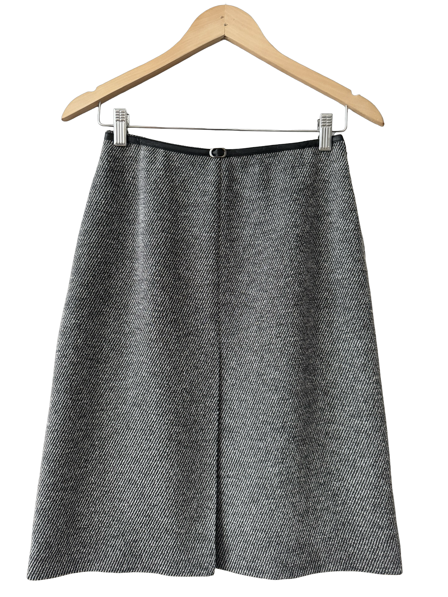 Vintage Y2K Office Hours Mock-belt Midi Skirt (XS/S)