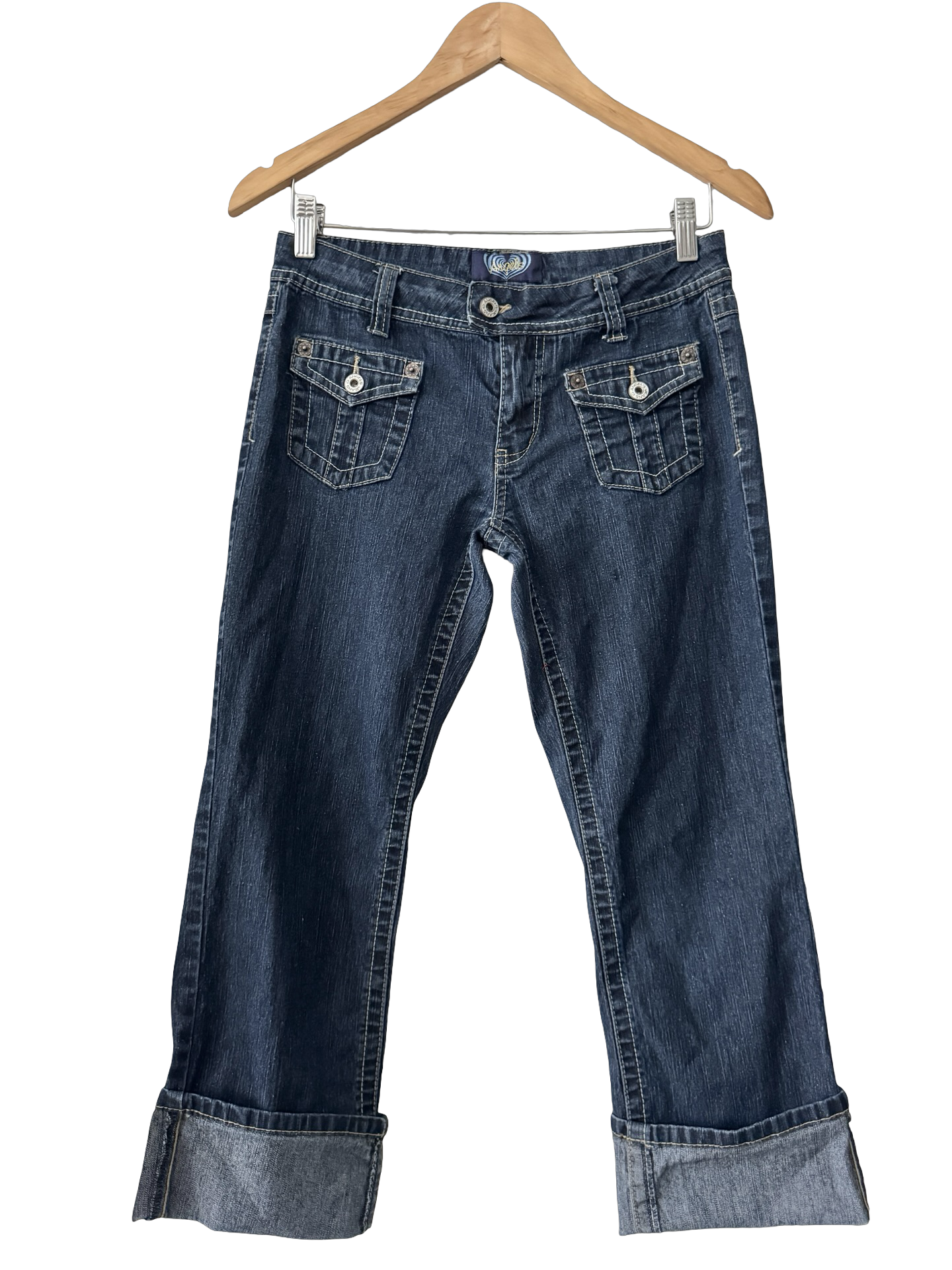 Vintage 90s Angels Downtown Cuffed Jeans (S)