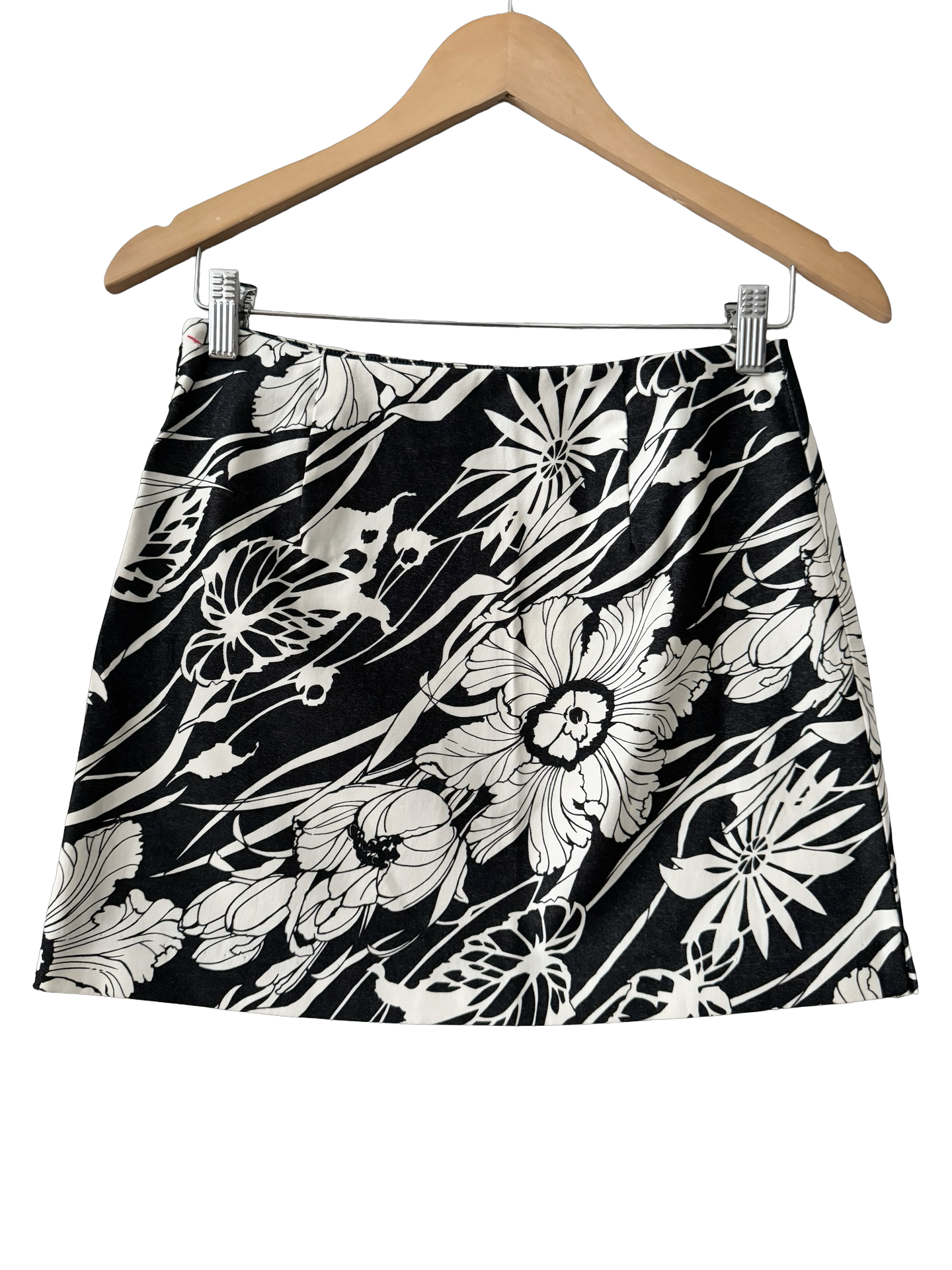 Vintage Y2K Micro-Minimal Mini Skirt (S-M)