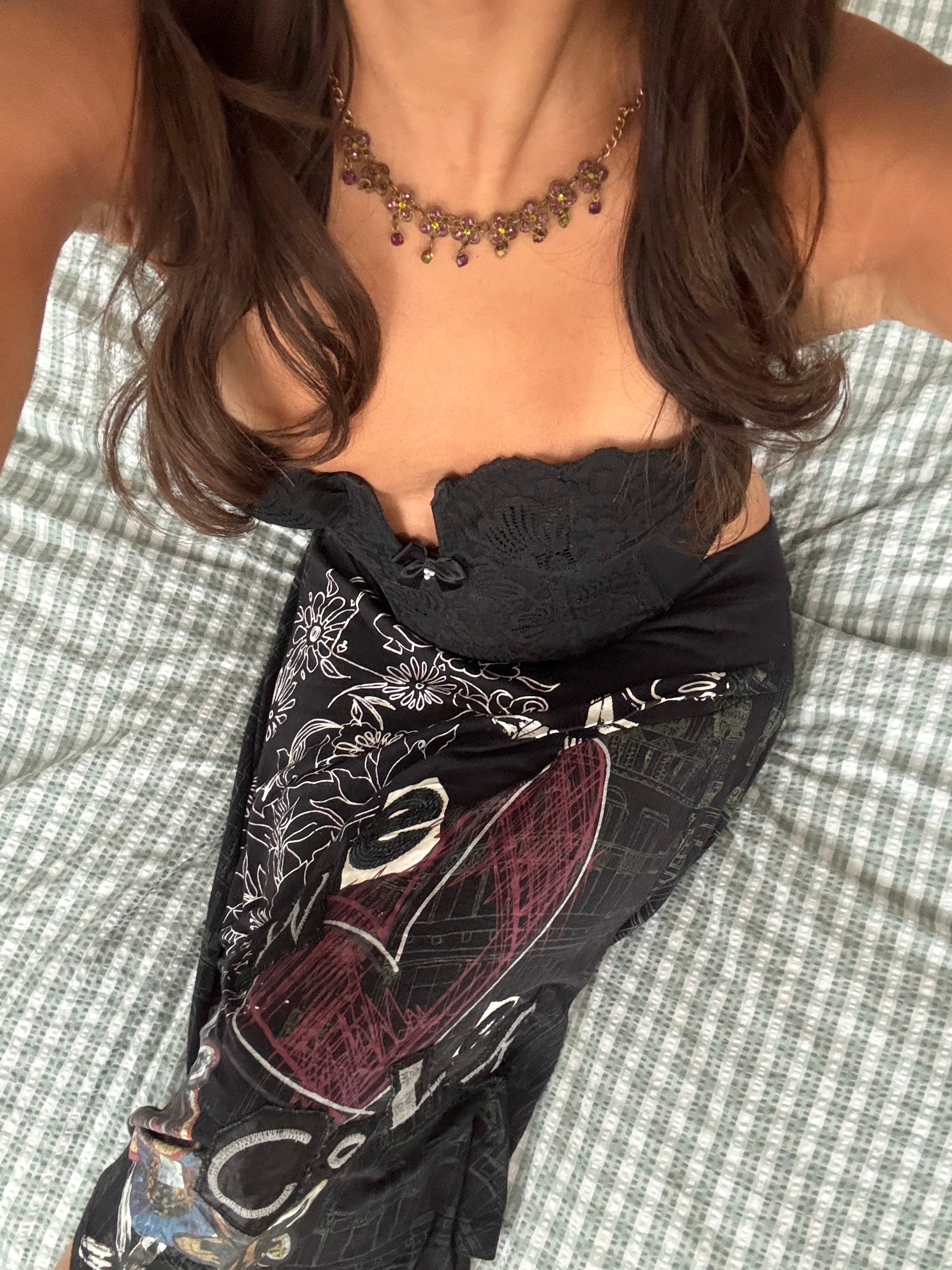 Vintage 90s Poison Garden Necklace
