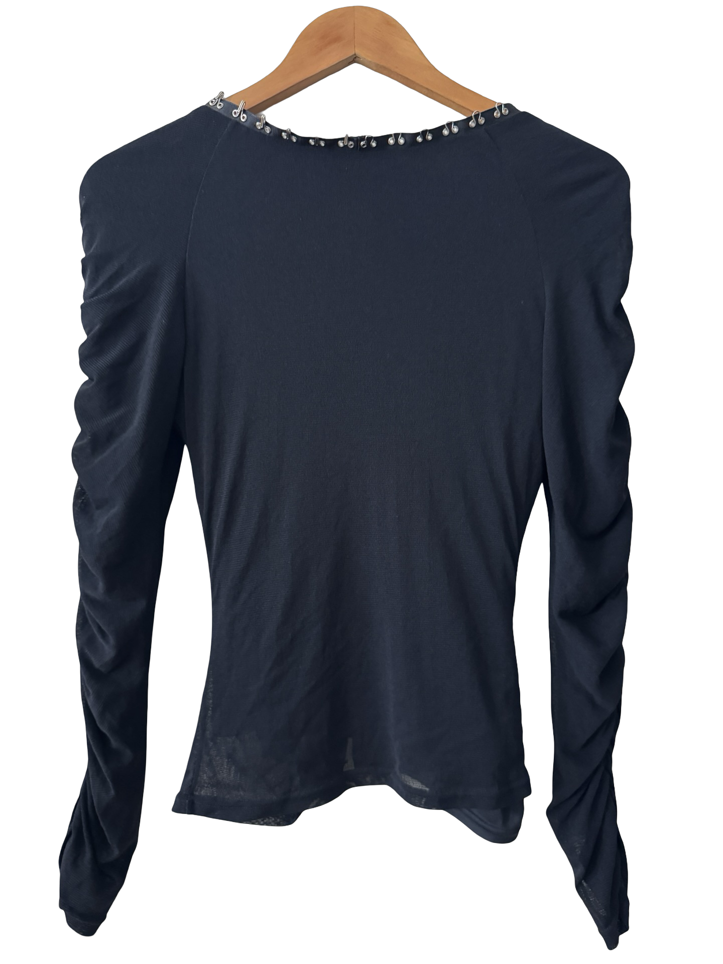 Vintage Y2K Cache After Hours Hook & Eye Mesh Top (S/M)