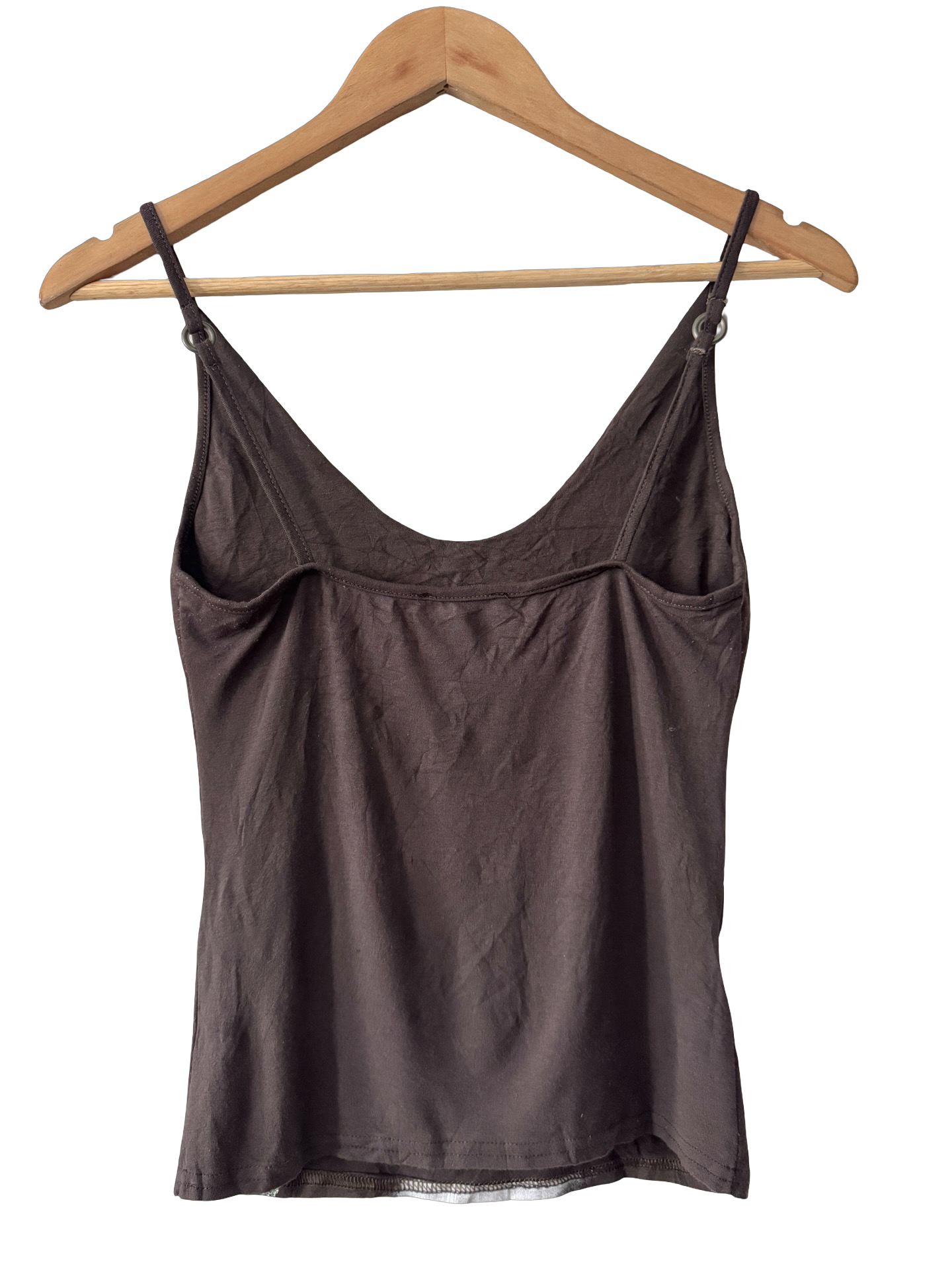 Vintage 90s French Silver Screen Portrait Cami (S/M)