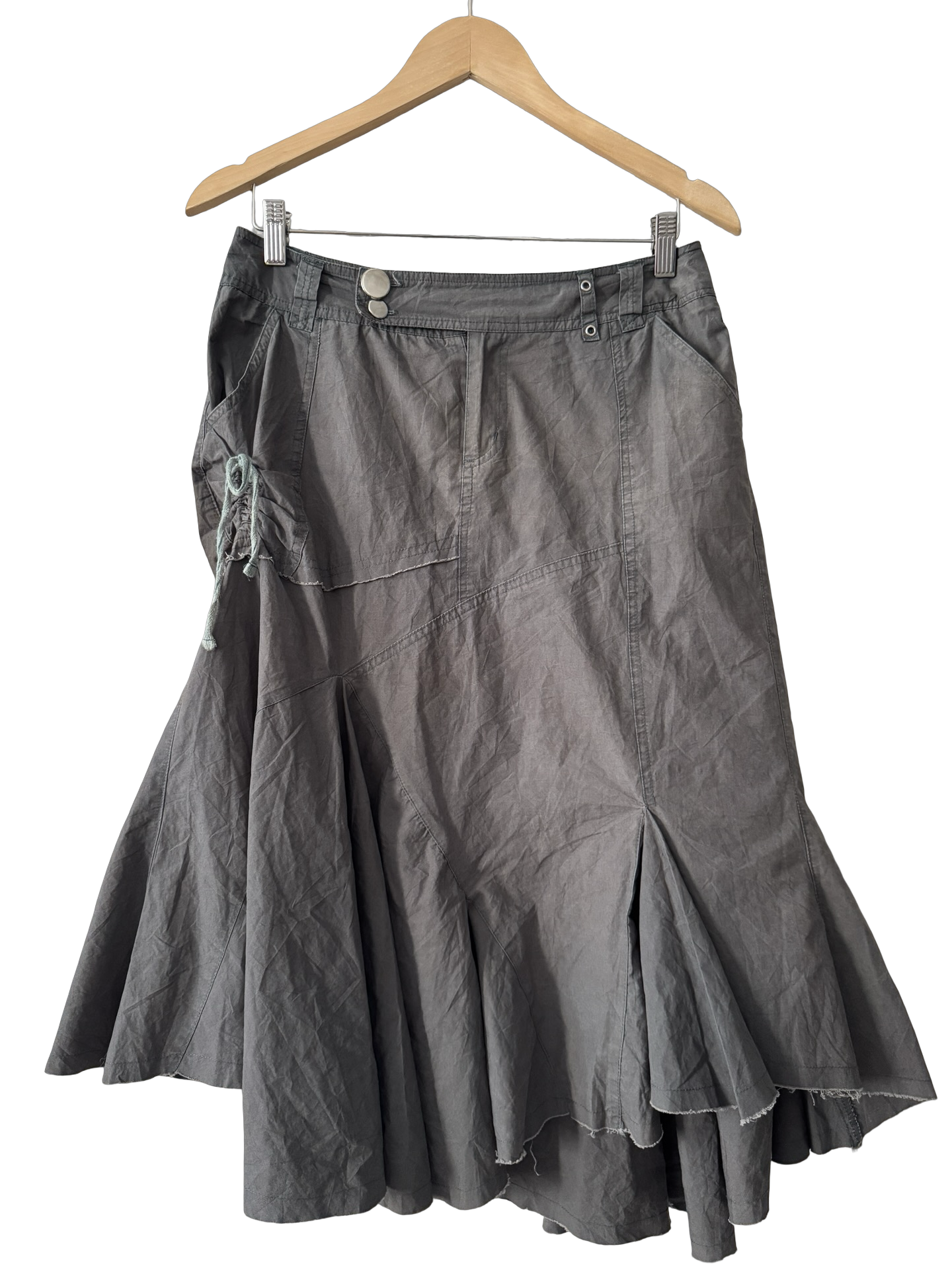 Vintage Y2K Berlin Art School Deconstructed Midi Skirt (S/M)