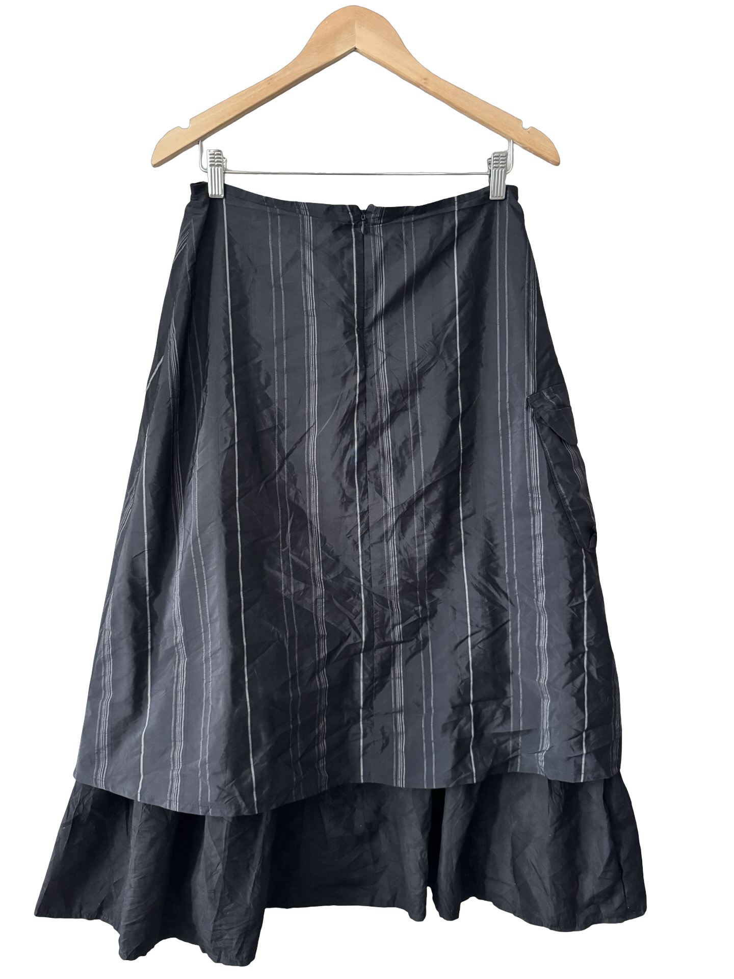 Vintage Y2K Parisian Midnight Utility Wrap Skirt (S/M)