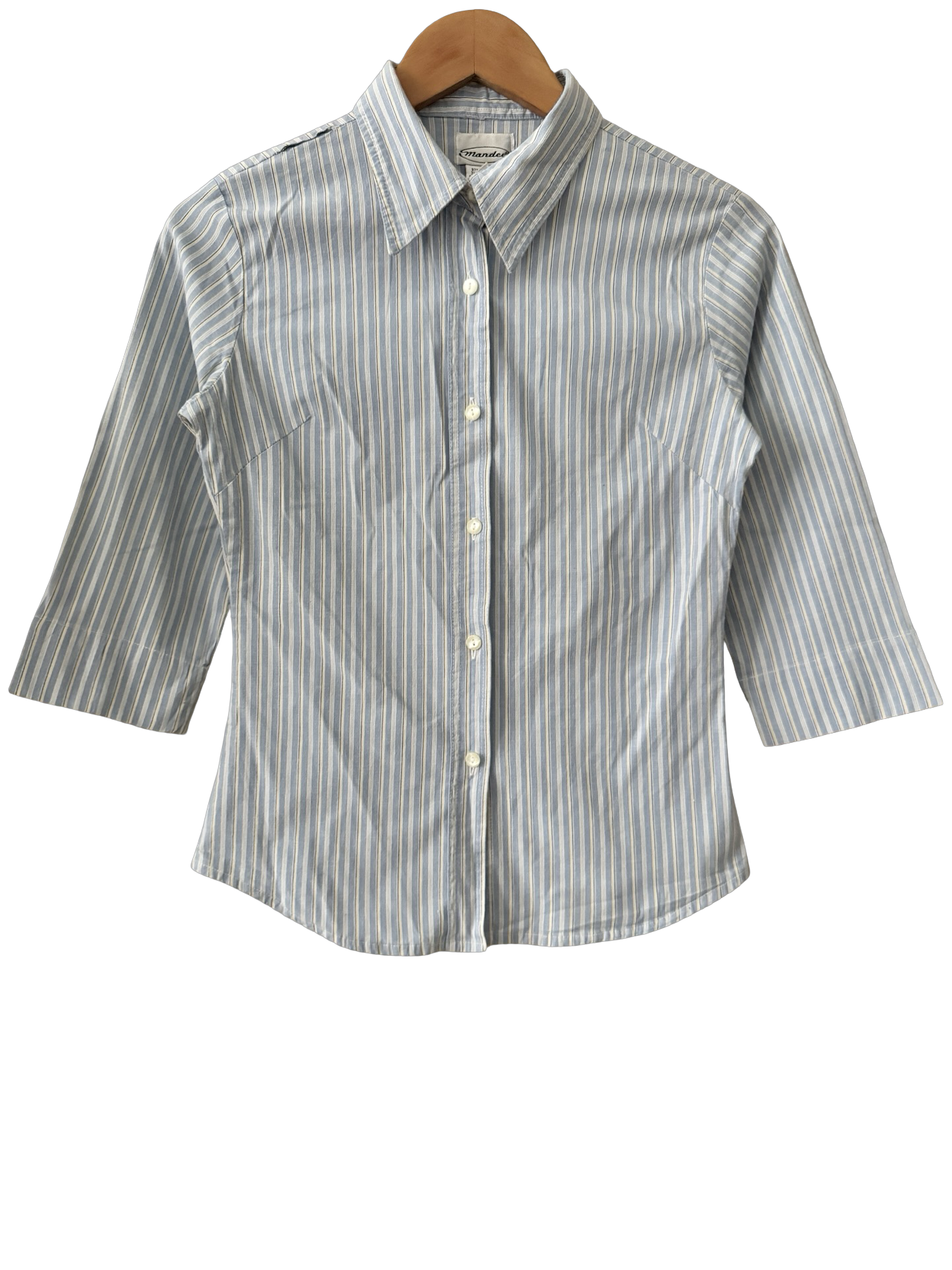 Vintage 90s Downtown Fitted Button-Up (S-M)
