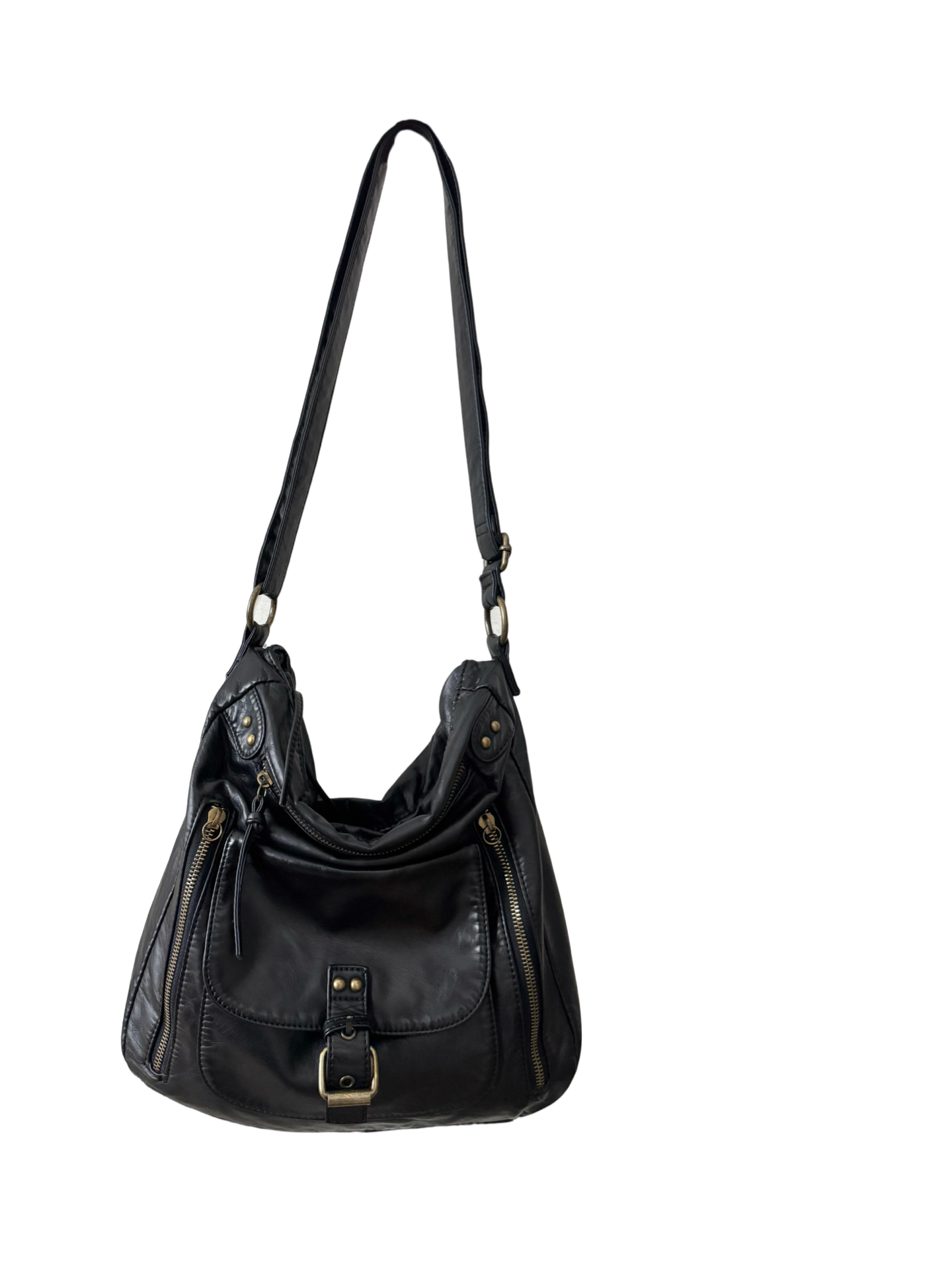 Vintage Y2K Scarleton Midnight Utility Hobo