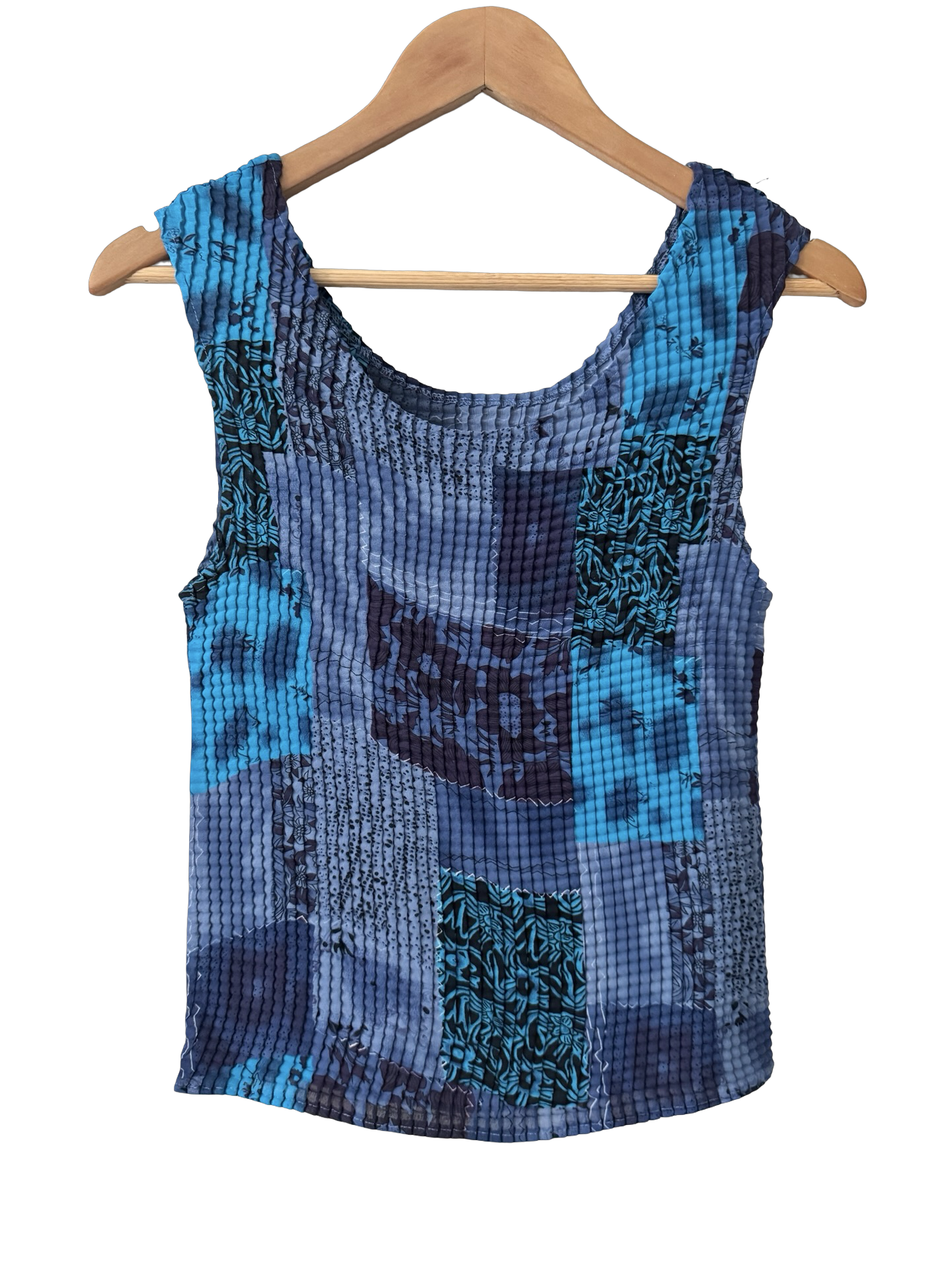 Vintage 90s Midnight Pleated Tank (M/L)
