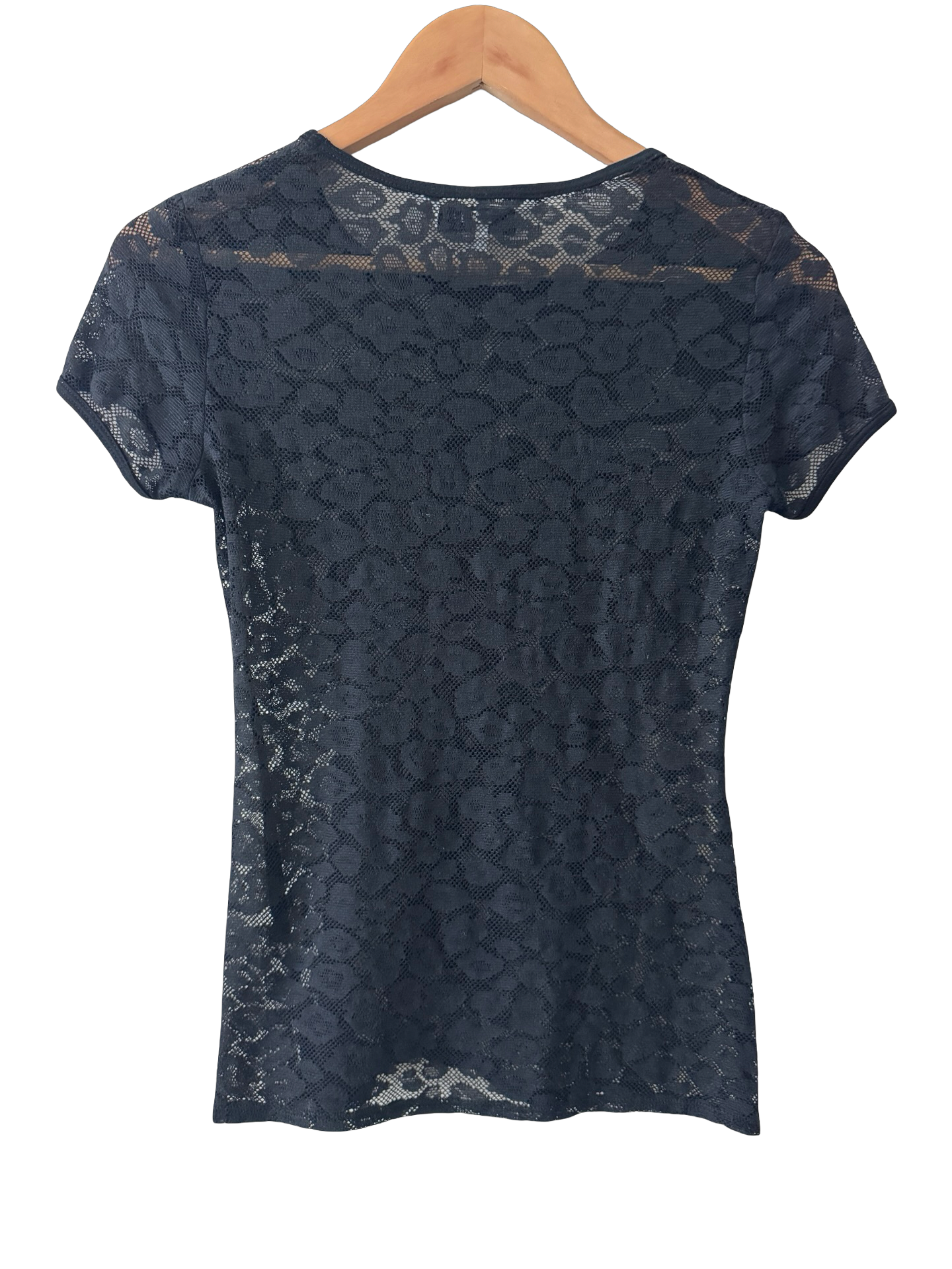 Vintage90s Poet Sheer Lace Tee (S/M)