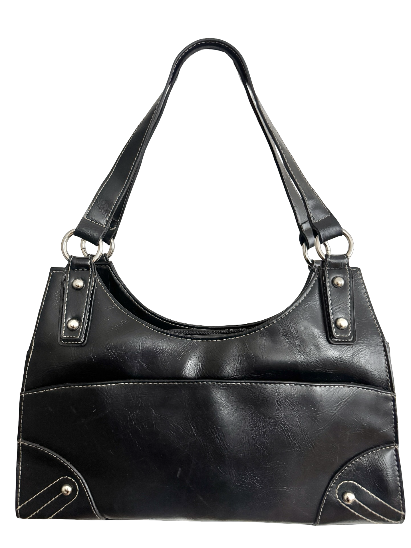 Vintage Y2K Downtown Black Pocket Bag