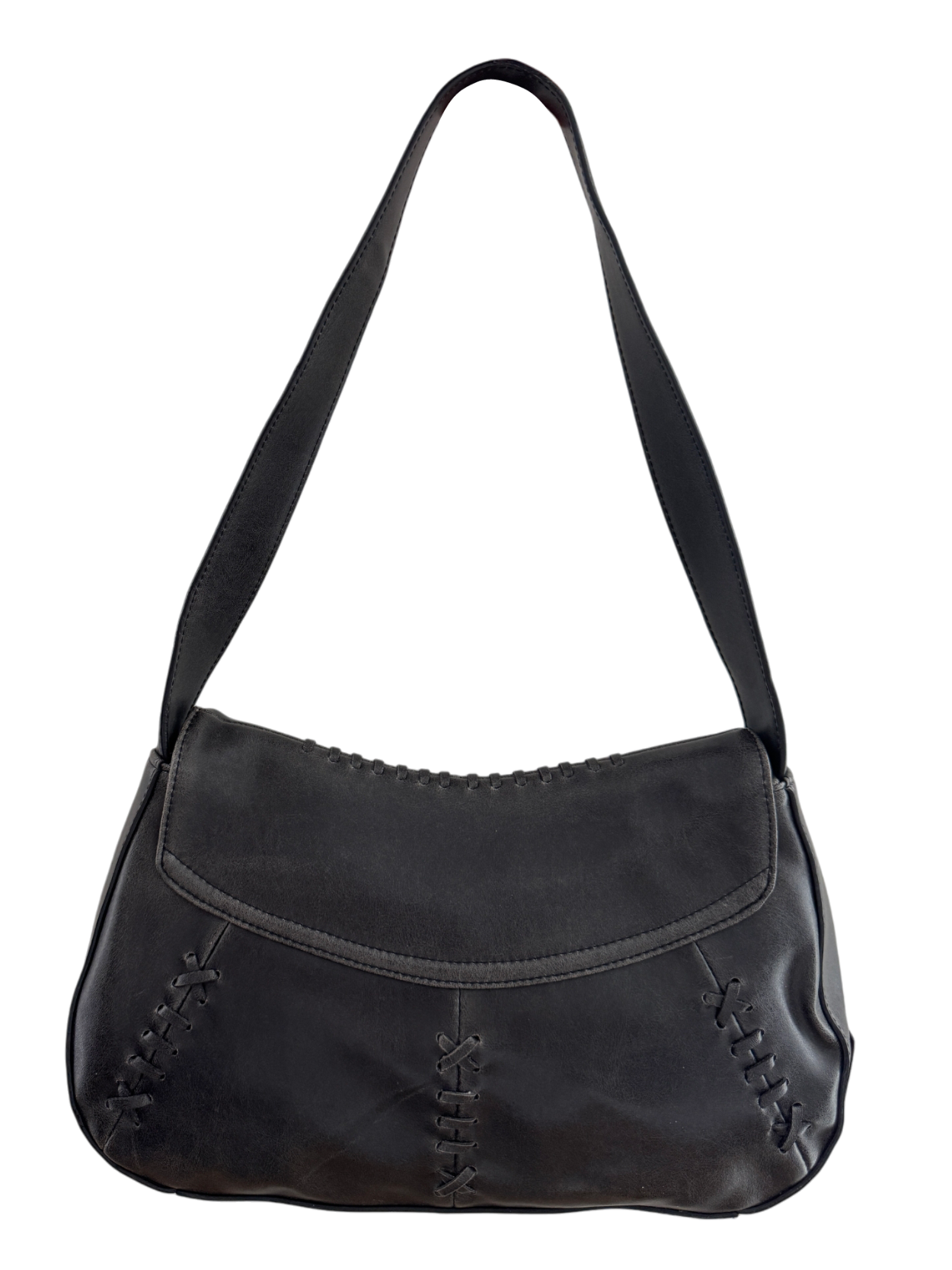 Vintage Exposed Stitch City DKNY Shoulder Bag