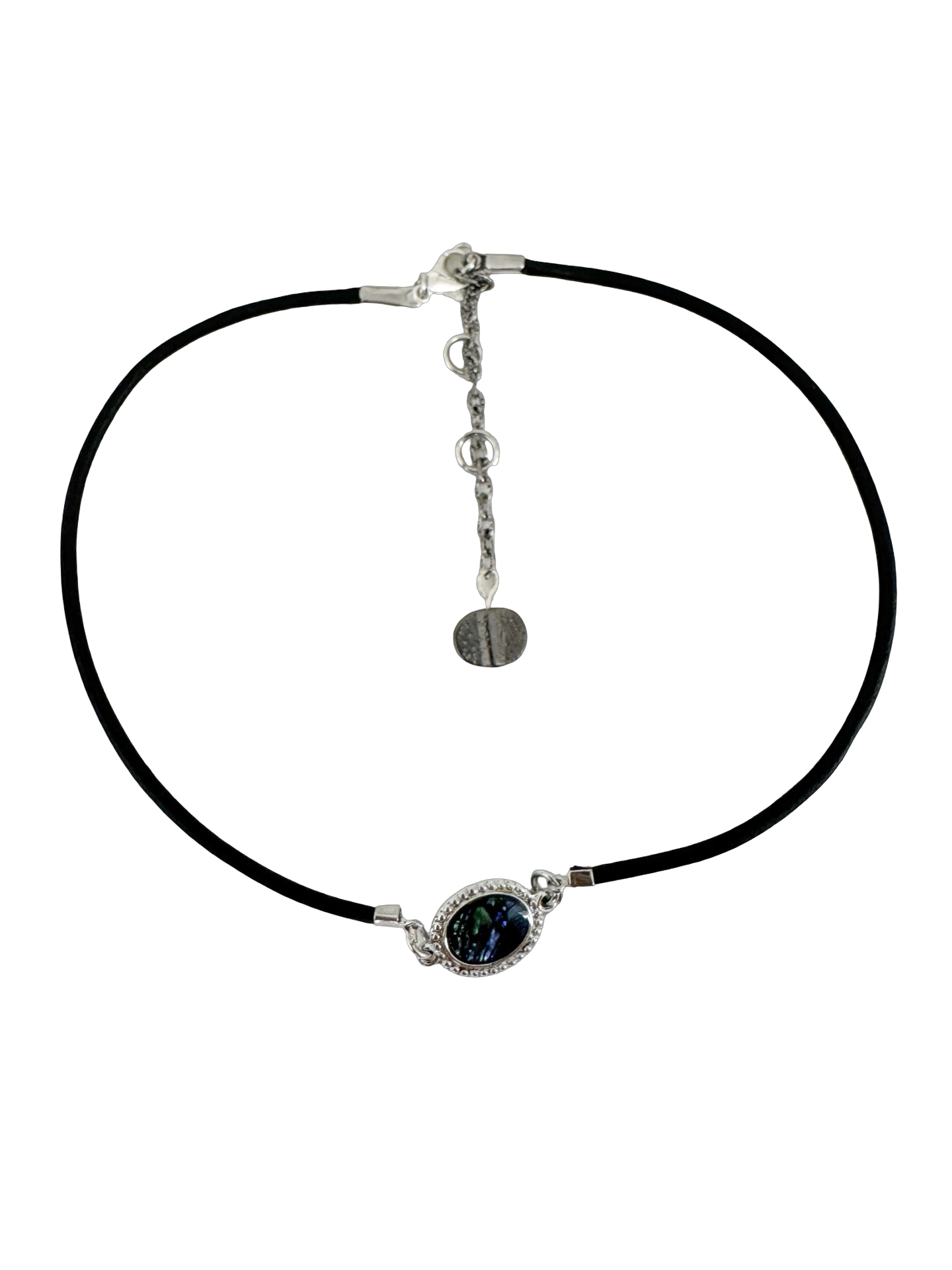 Handmade Midnight Opal Choker