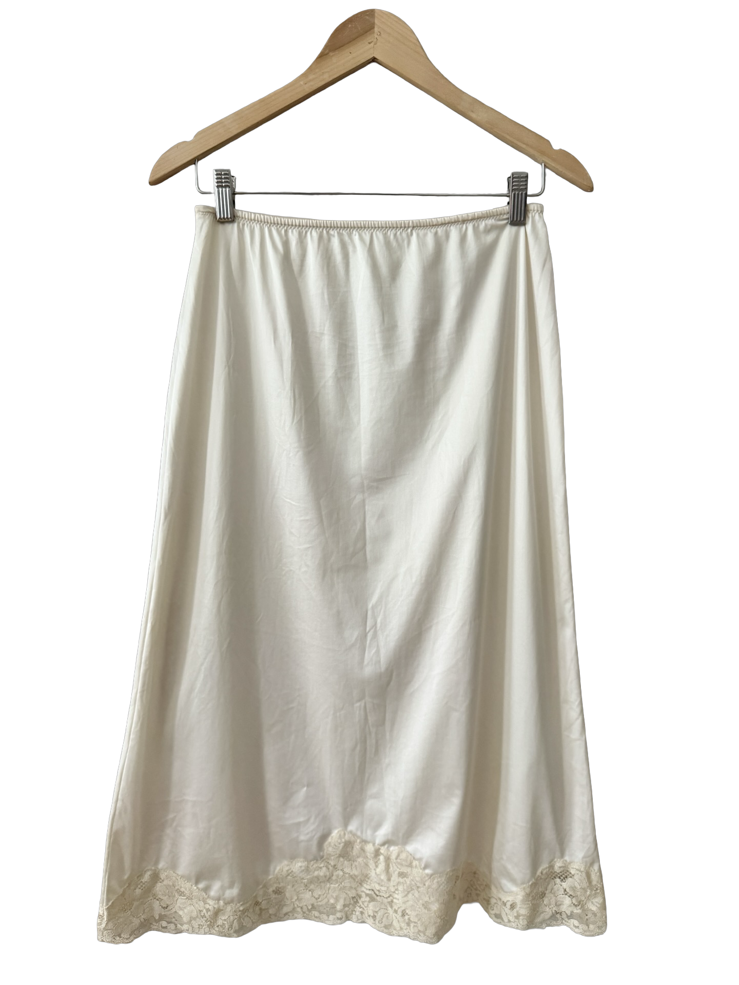 Vintage 60s Angel Lace Slip Skirt (S)