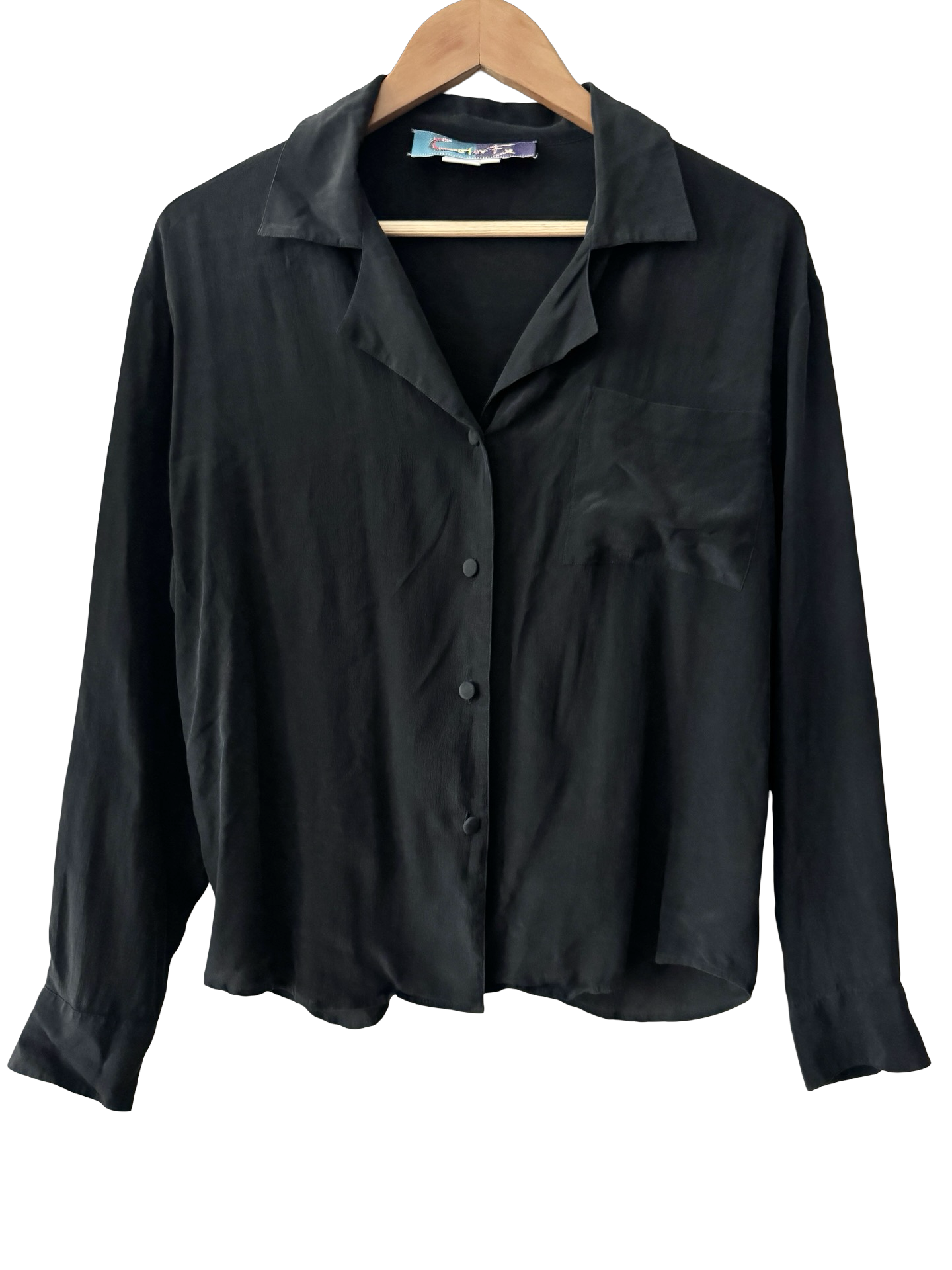 Vintage 90s It Girl Silk Blouse (M)