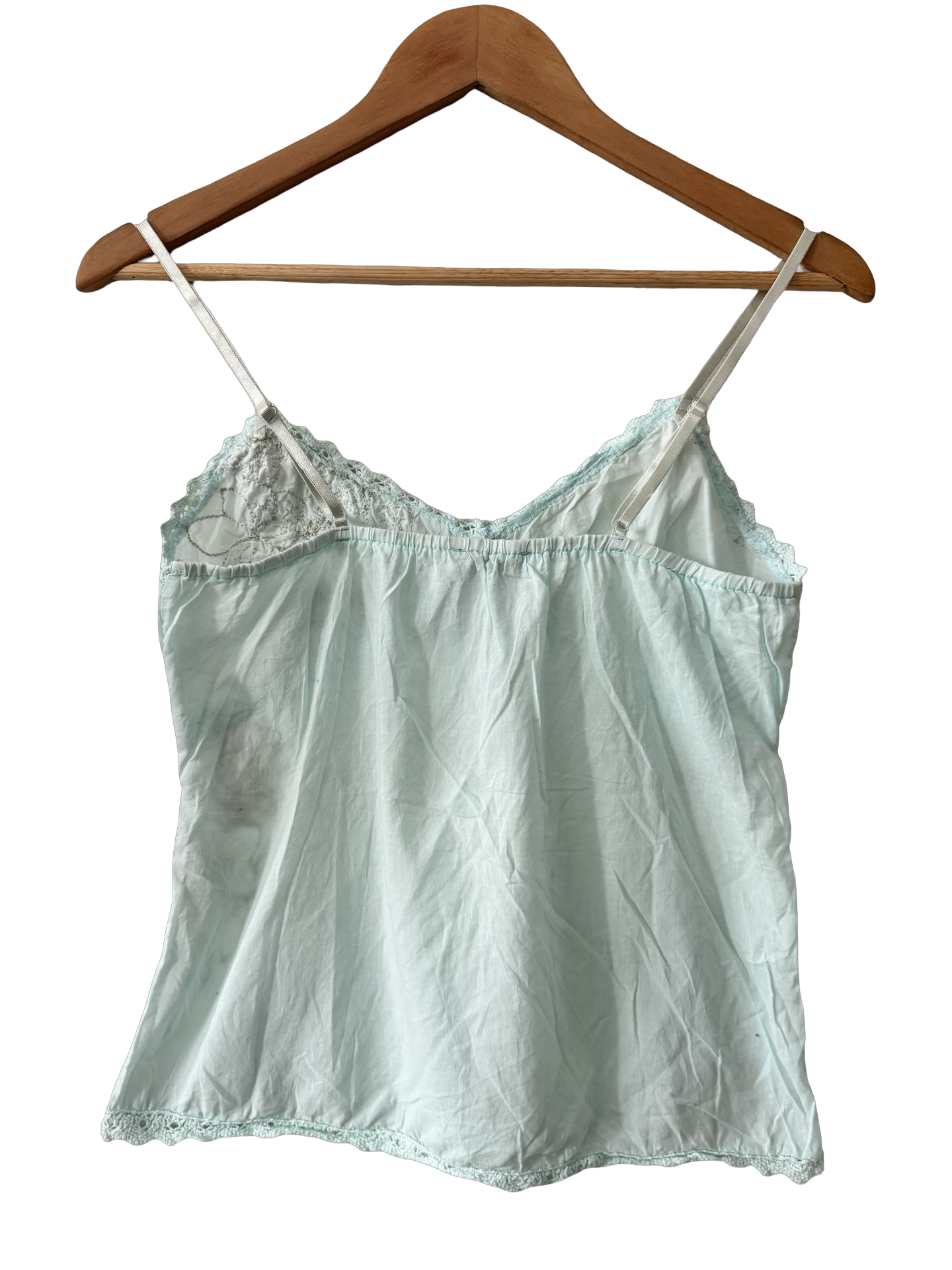 Vintage Y2K French Keepsake Embroidered Cami (S)