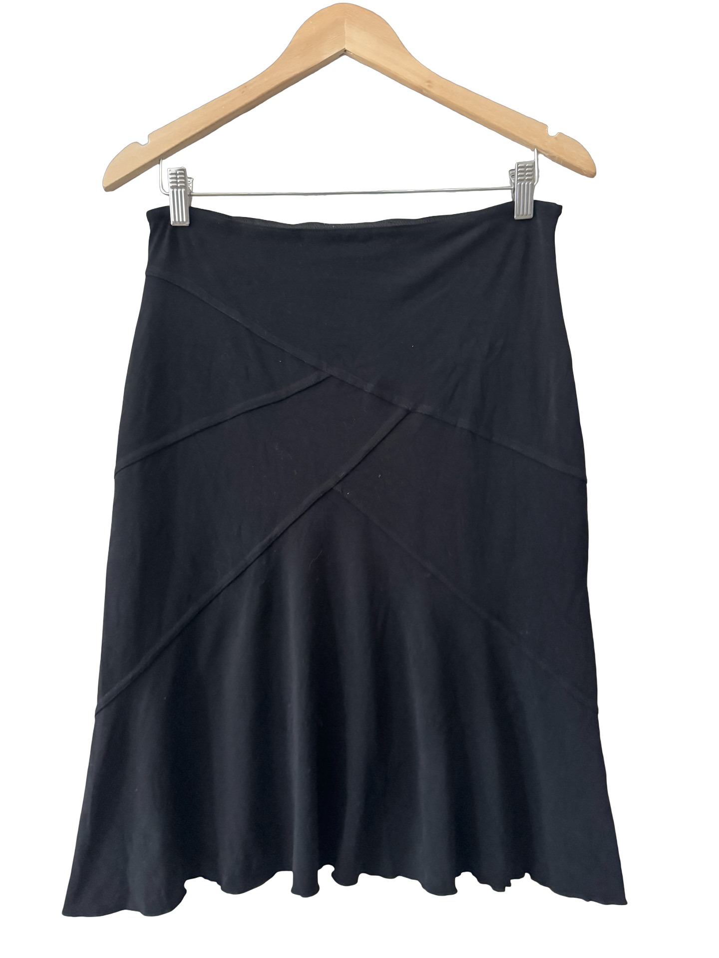 Vintage 90s French Moonlit Cinema Midi Skirt (S-M)
