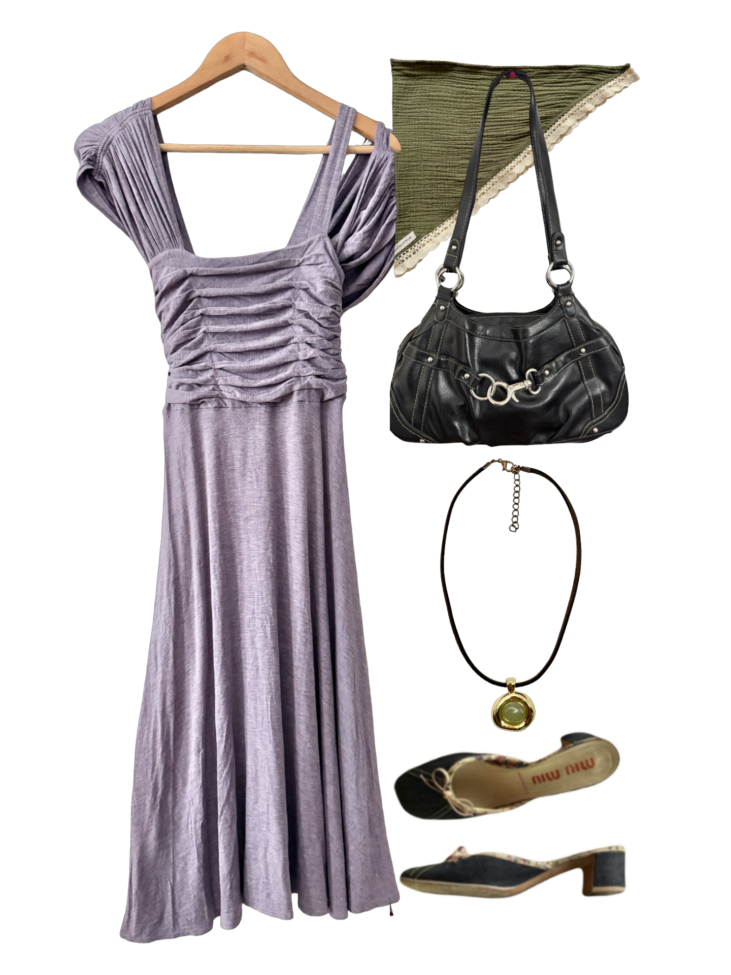 Vintage Y2K Smoke & Mirrors Dress (XS/S)