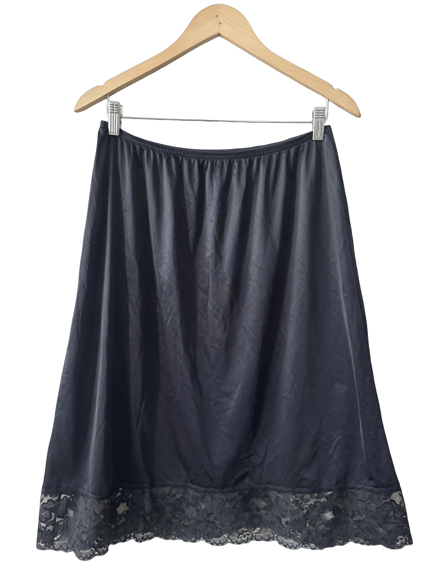 Vintage 60s Soft Romance Slip Skirt (L)