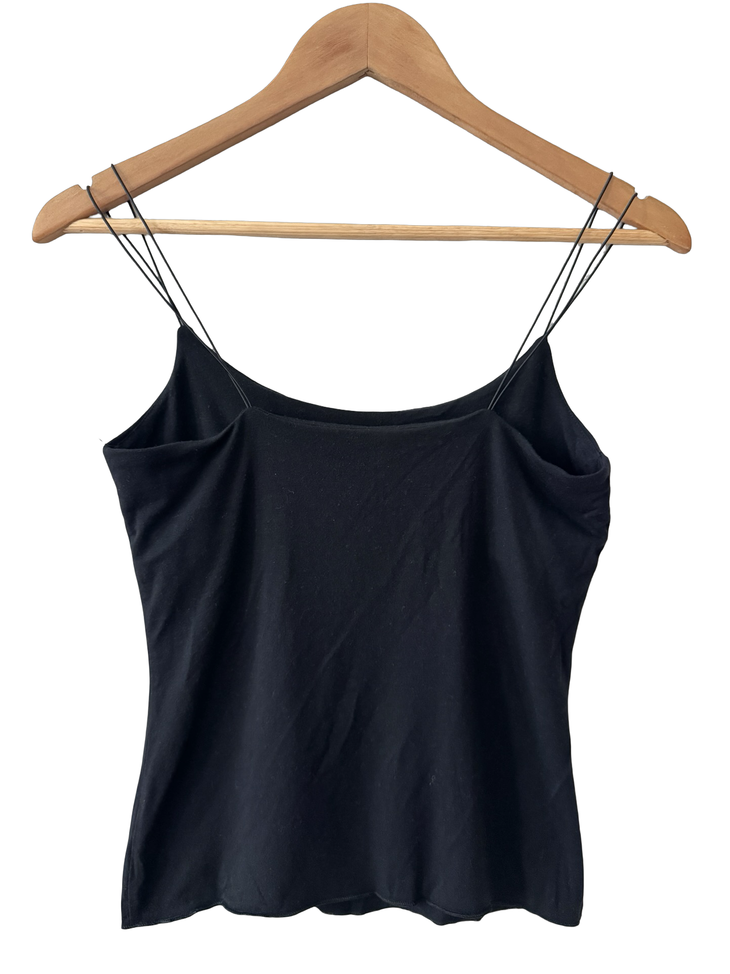 Vintage Y2K Midnight Crystal Double Strap Cami (S)
