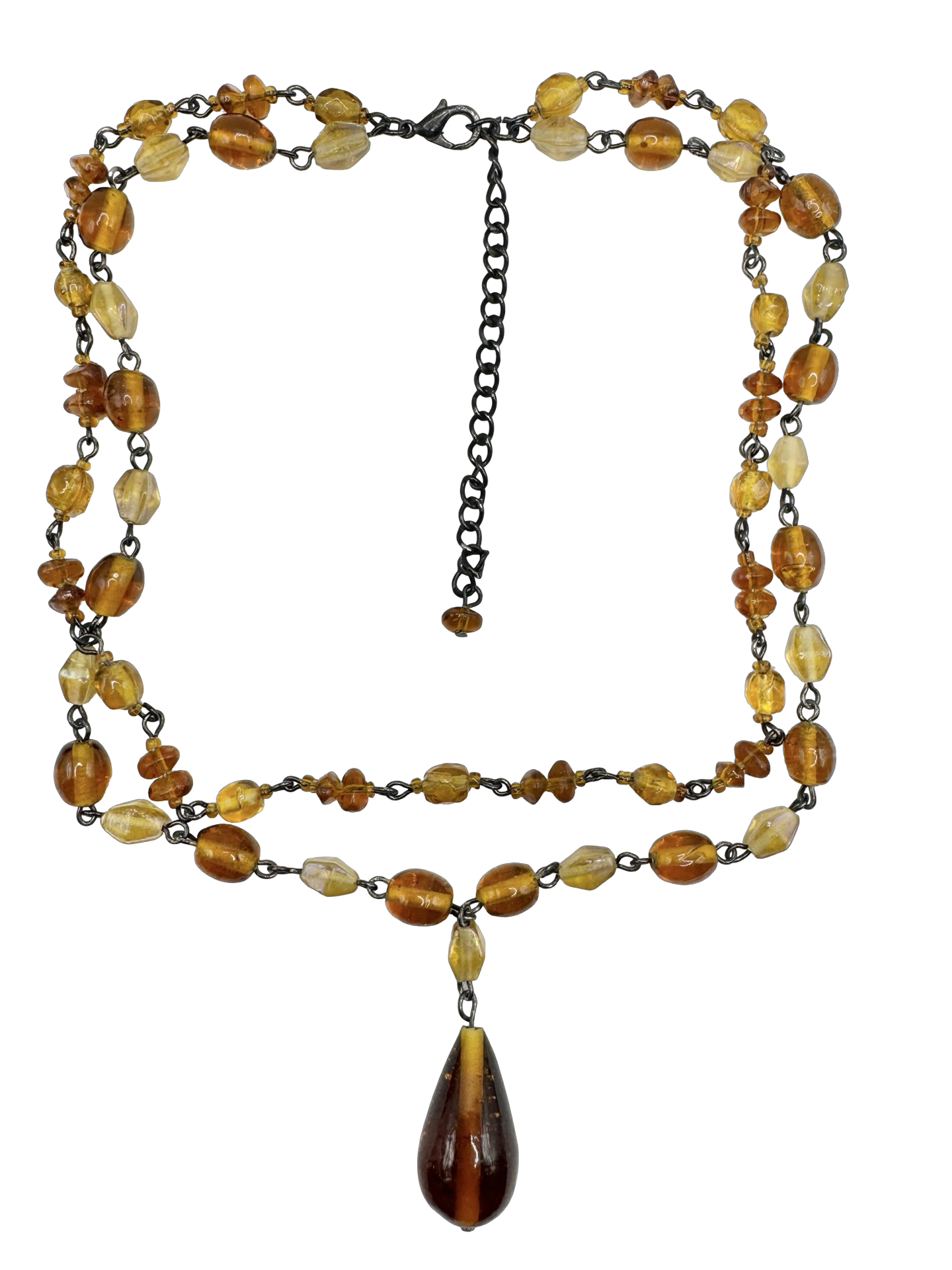 Vintage 90s Honey Drop Choker