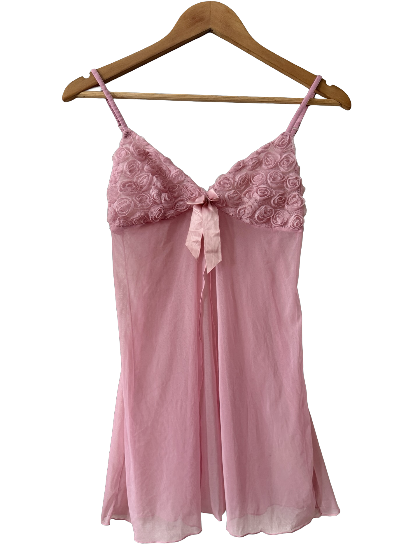 Vintage Y2K Candy Rosette Babydoll Top (S)