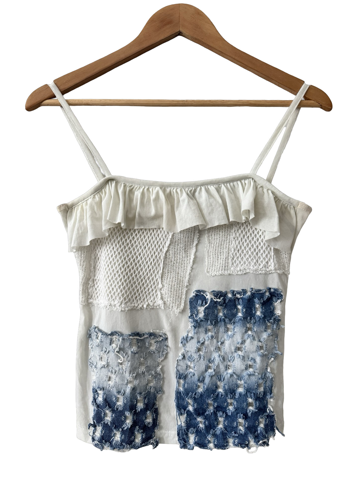 Vintage Y2K Italian Feuli Patchwork Daydream Tank (S)